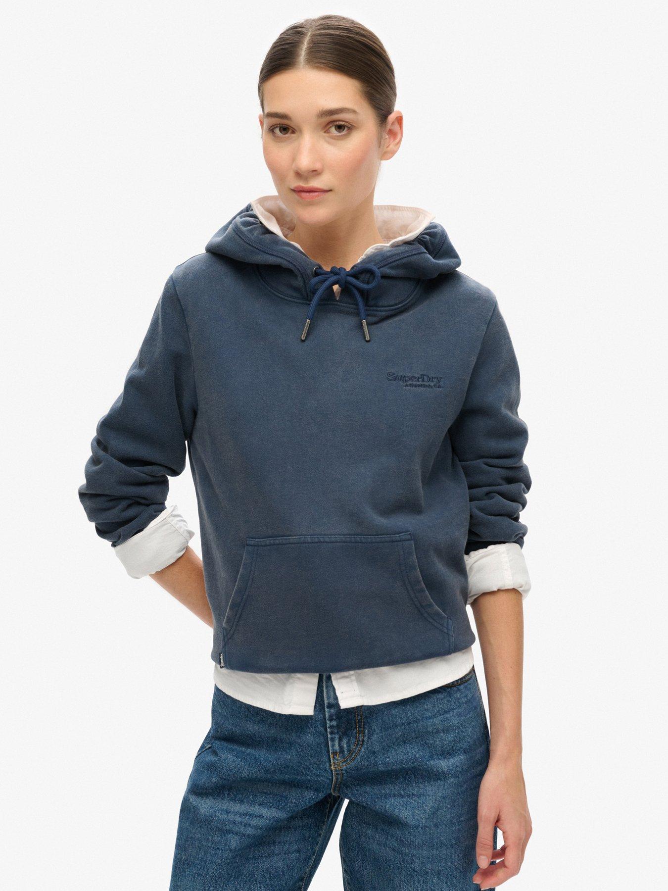 superdry-essential-logo-half-brushed-hoodie-navy