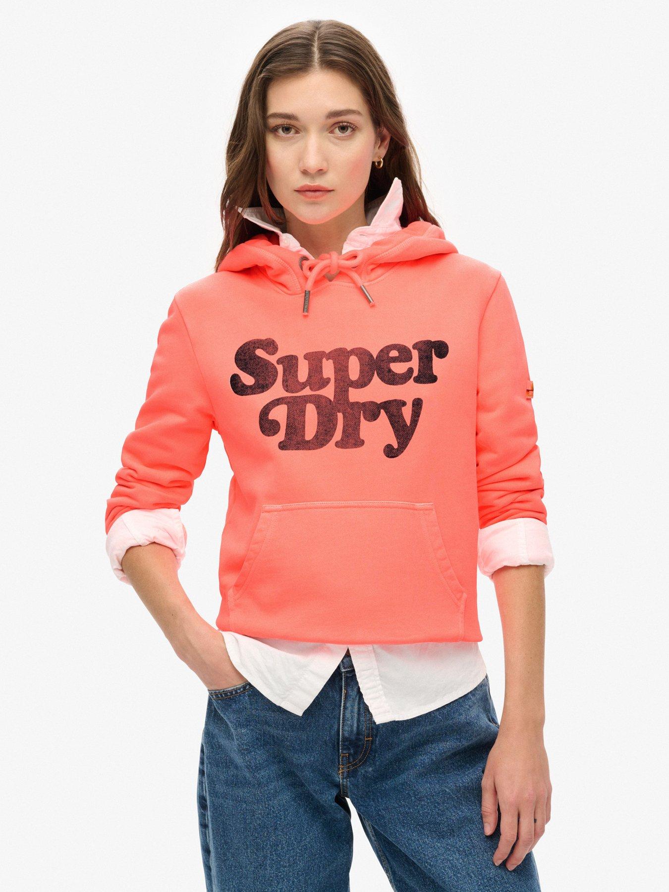 superdry-cooper-tonal-logo-hoodie-orange