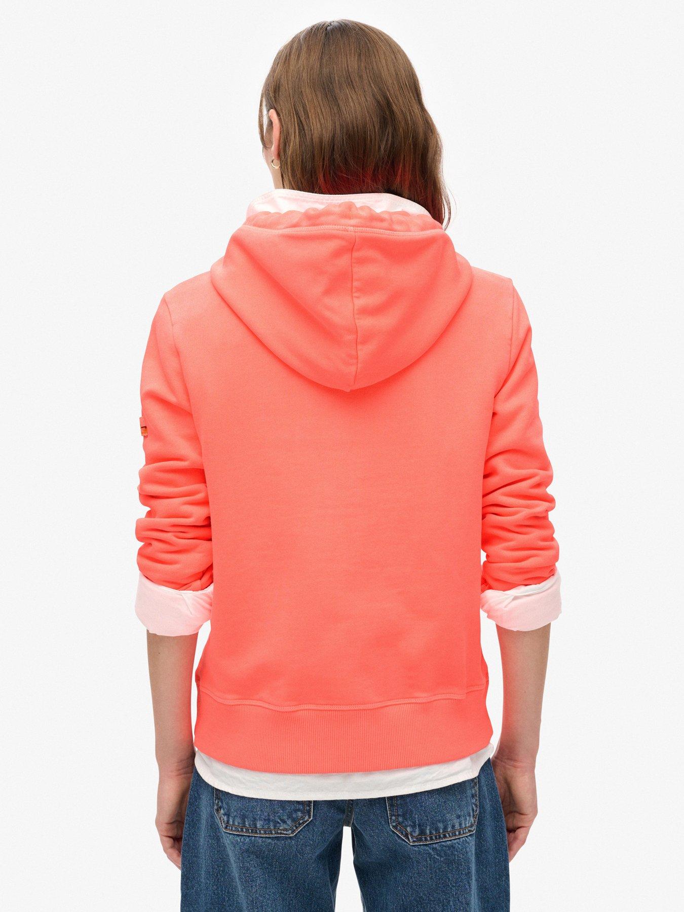 superdry-cooper-tonal-logo-hoodie-orangestillFront