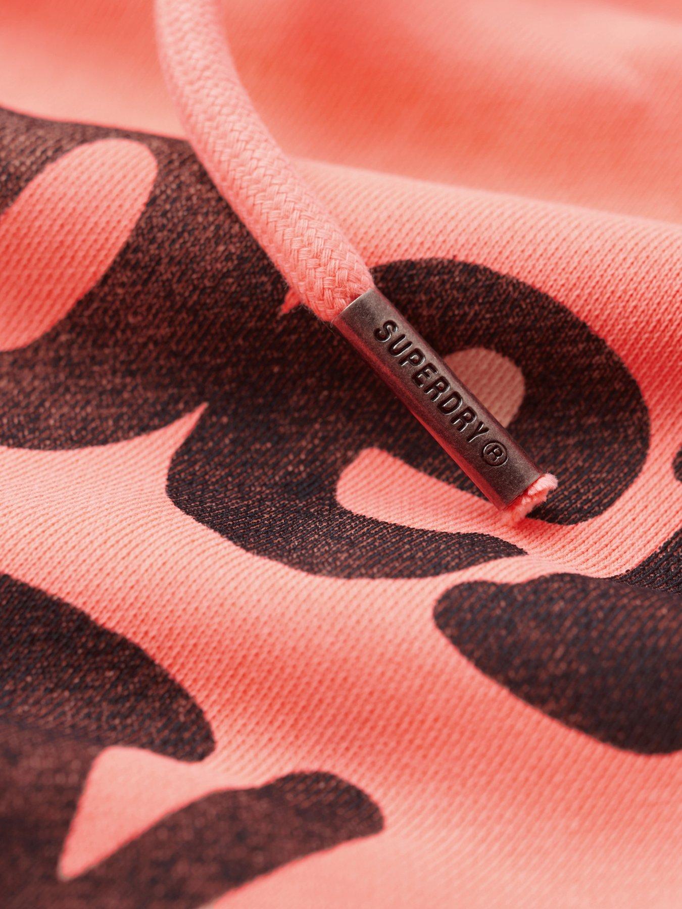 superdry-cooper-tonal-logo-hoodie-orangedetail