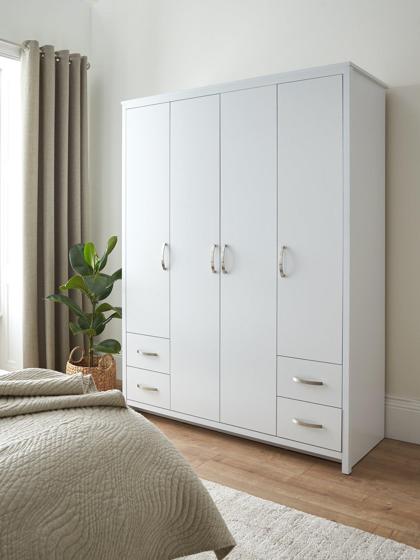 Image 1 of 6 of The Very Collection Ely 4 Door, 4 Drawer Wardrobe