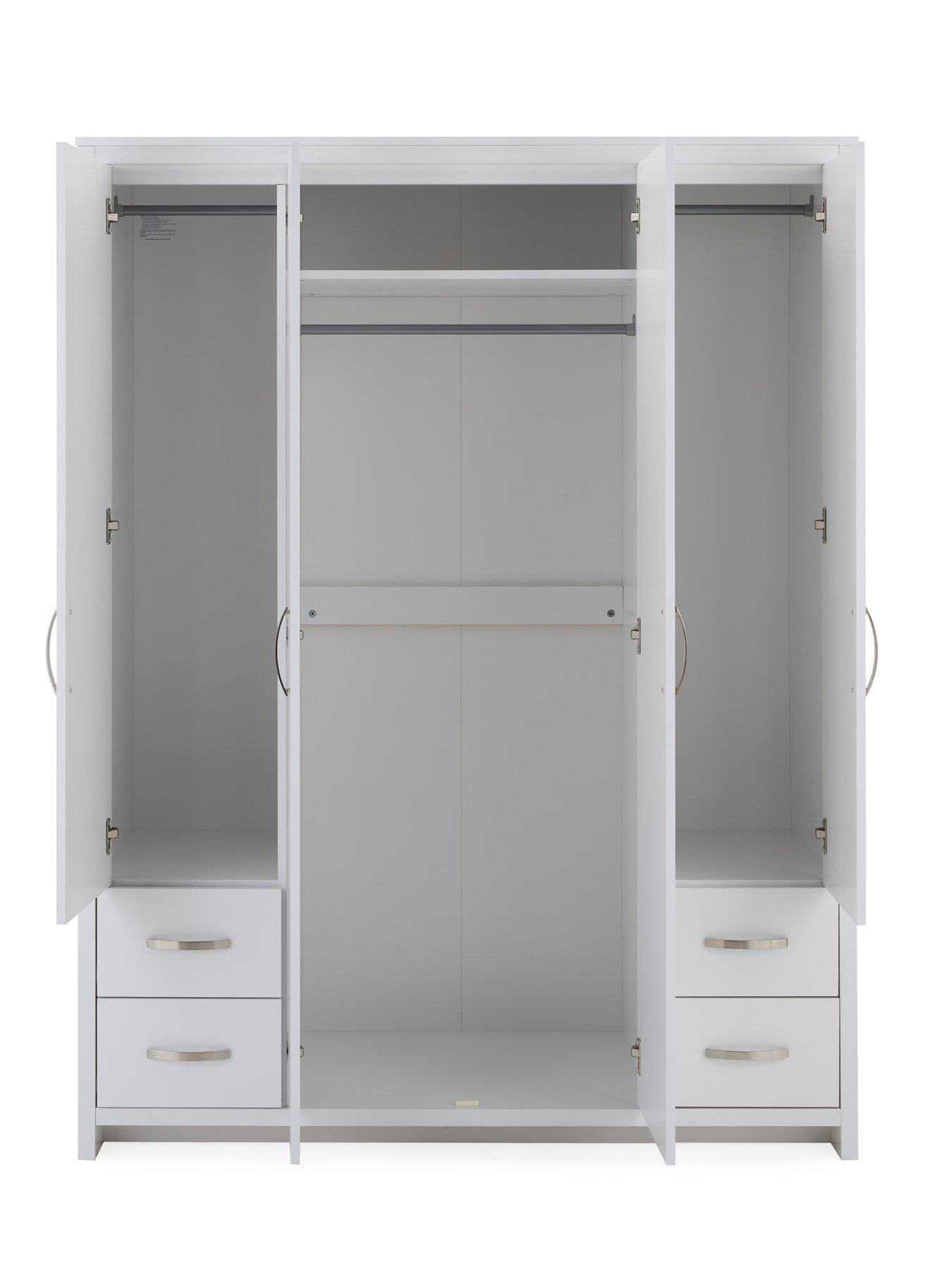 Image 4 of 6 of The Very Collection Ely 4 Door, 4 Drawer Wardrobe