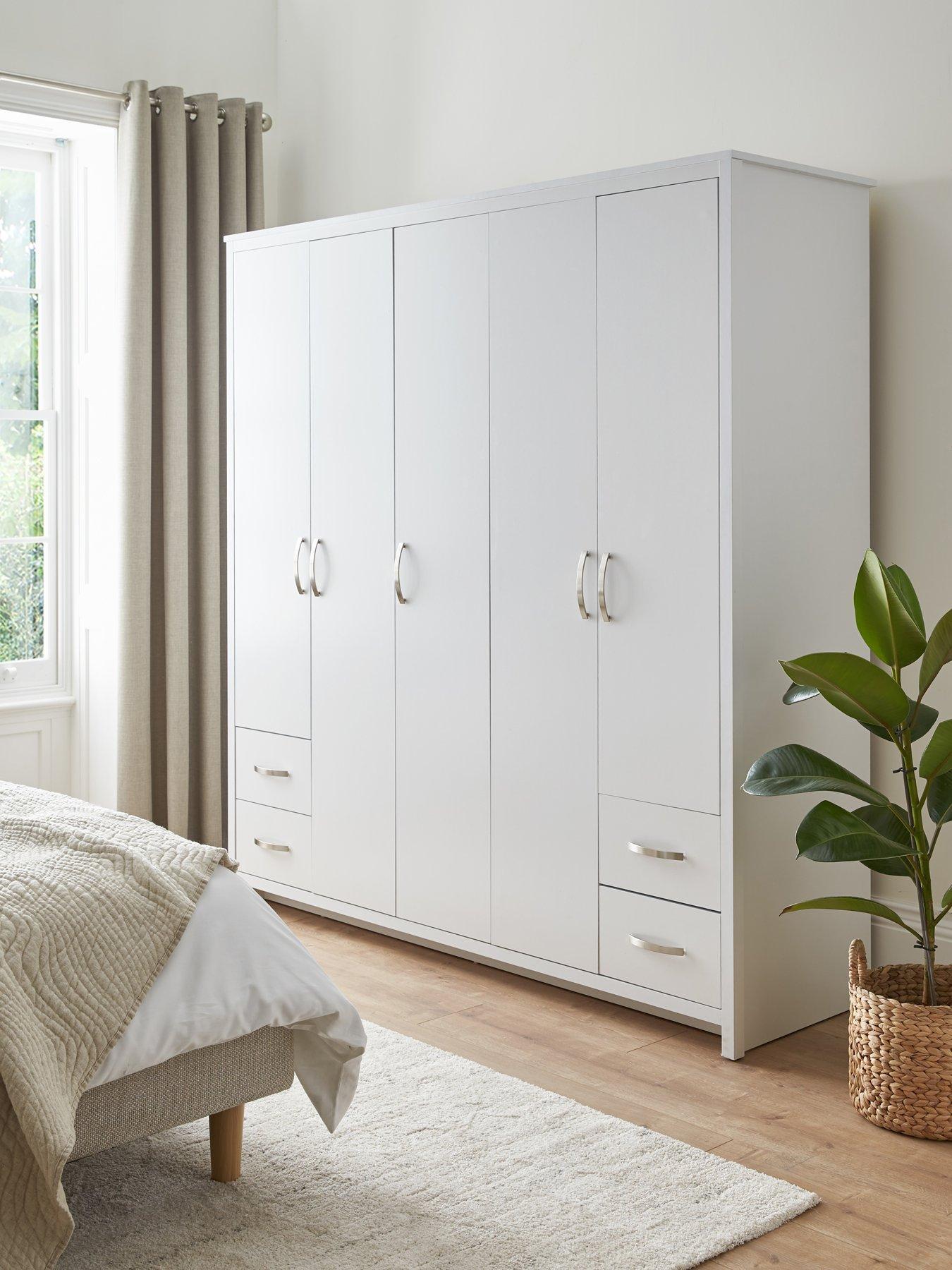 Image 1 of 6 of The Very Collection Ely 5 Door,&nbsp;4 Drawer Wardrobe