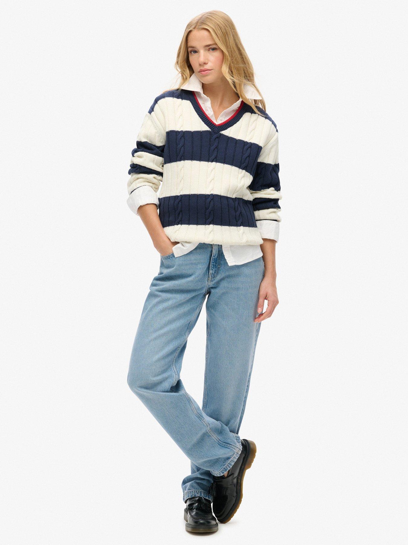 superdry-stripe-oversized-cable-v-neck-jumper-navyback