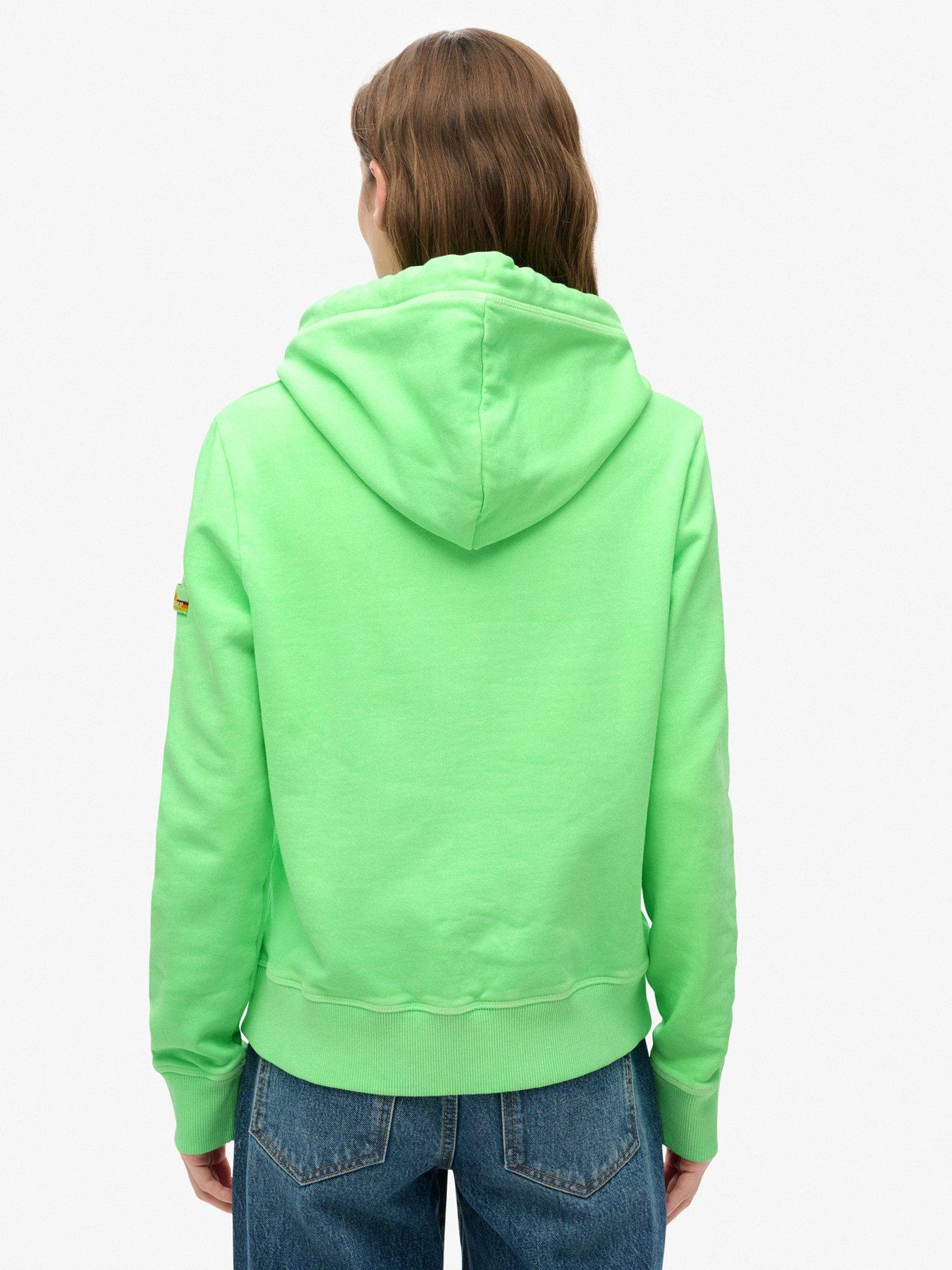 superdry-cooper-tonal-logo-hoodie-greenstillFront