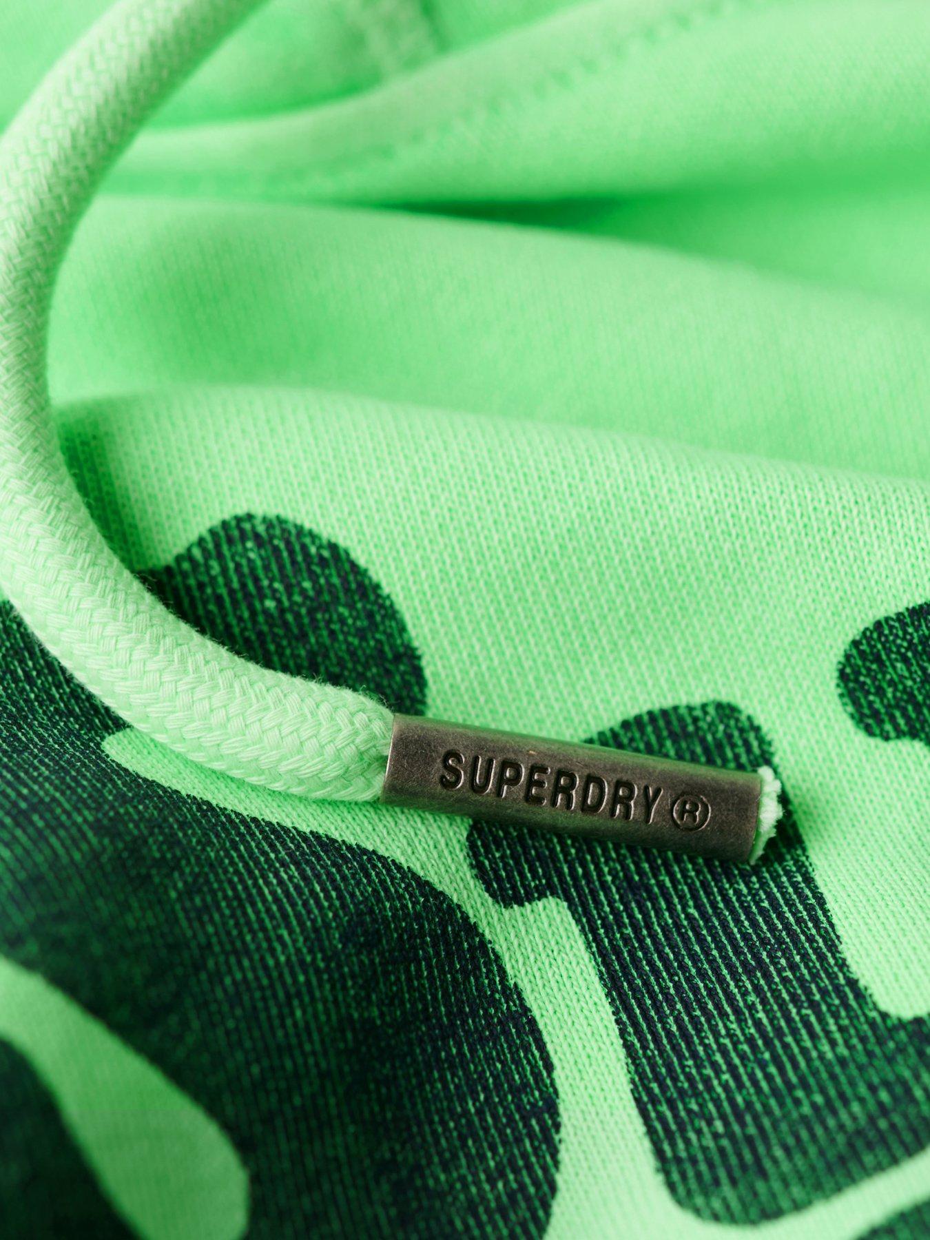 superdry-cooper-tonal-logo-hoodie-greendetail