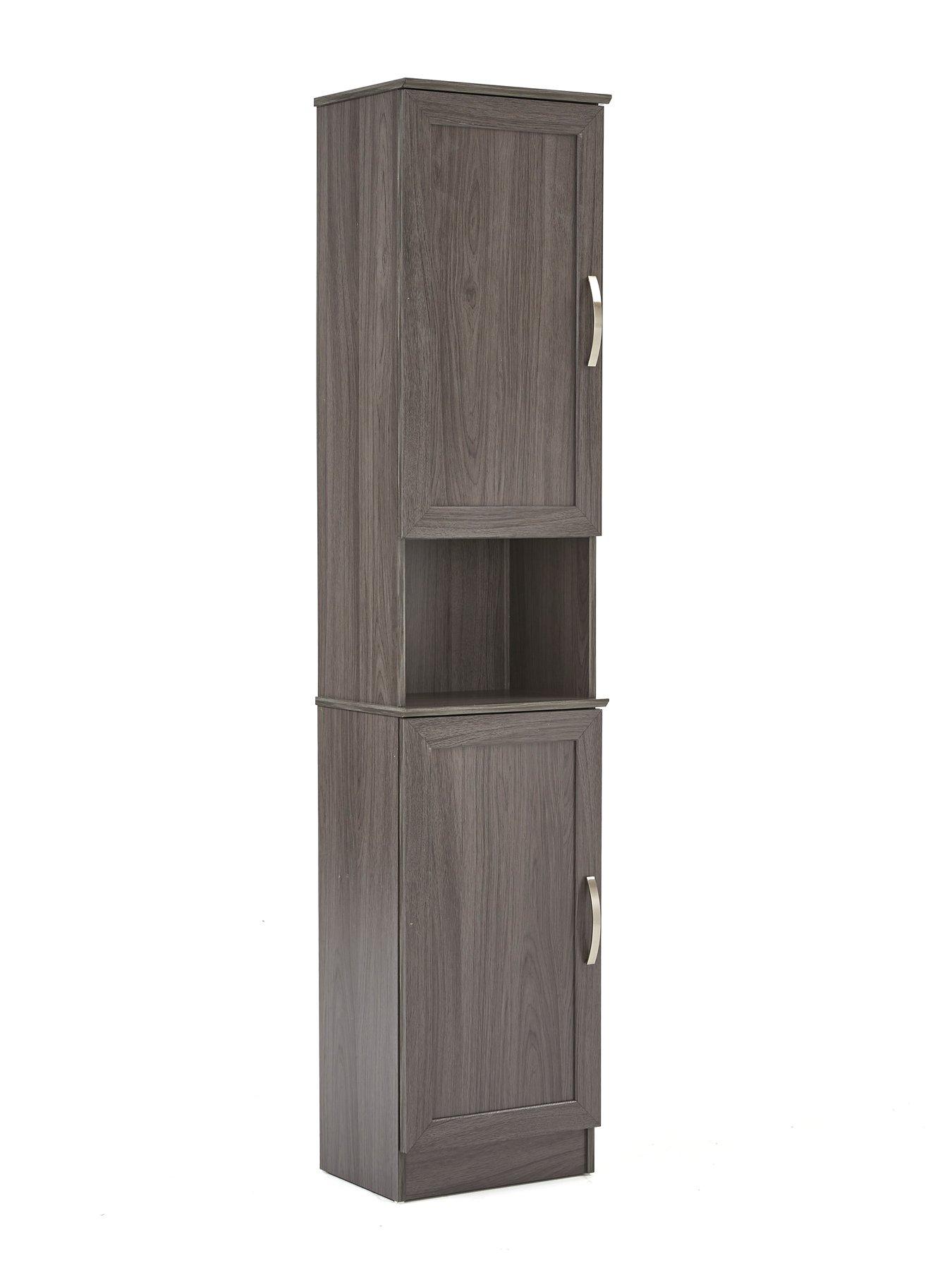 very-home-caledon-tall-bathroom-cabinet-grey-oak-effectdetail