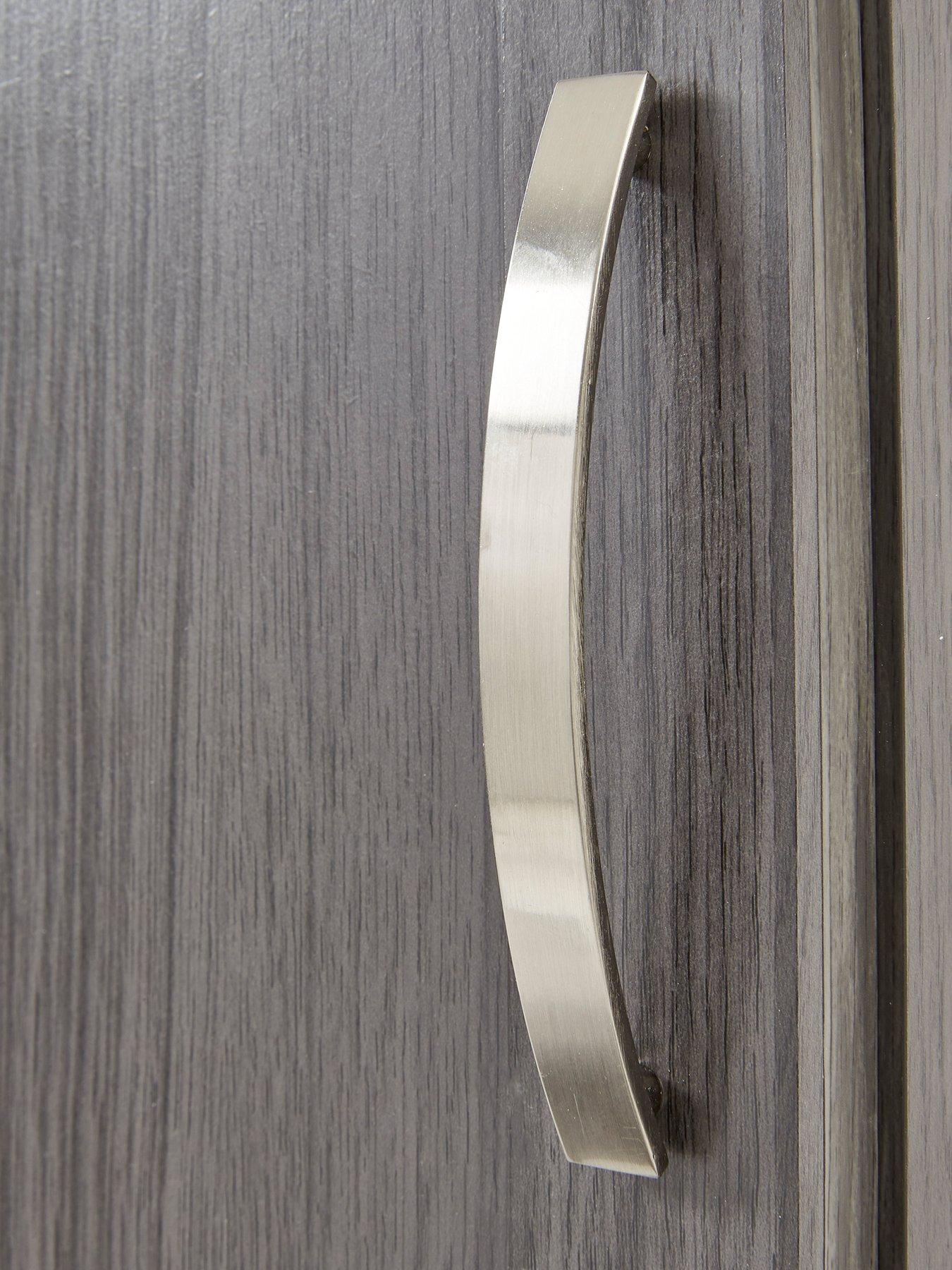 Image 7 of 7 of Very Home Caledon Tall Bathroom Cabinet - Grey Oak Effect