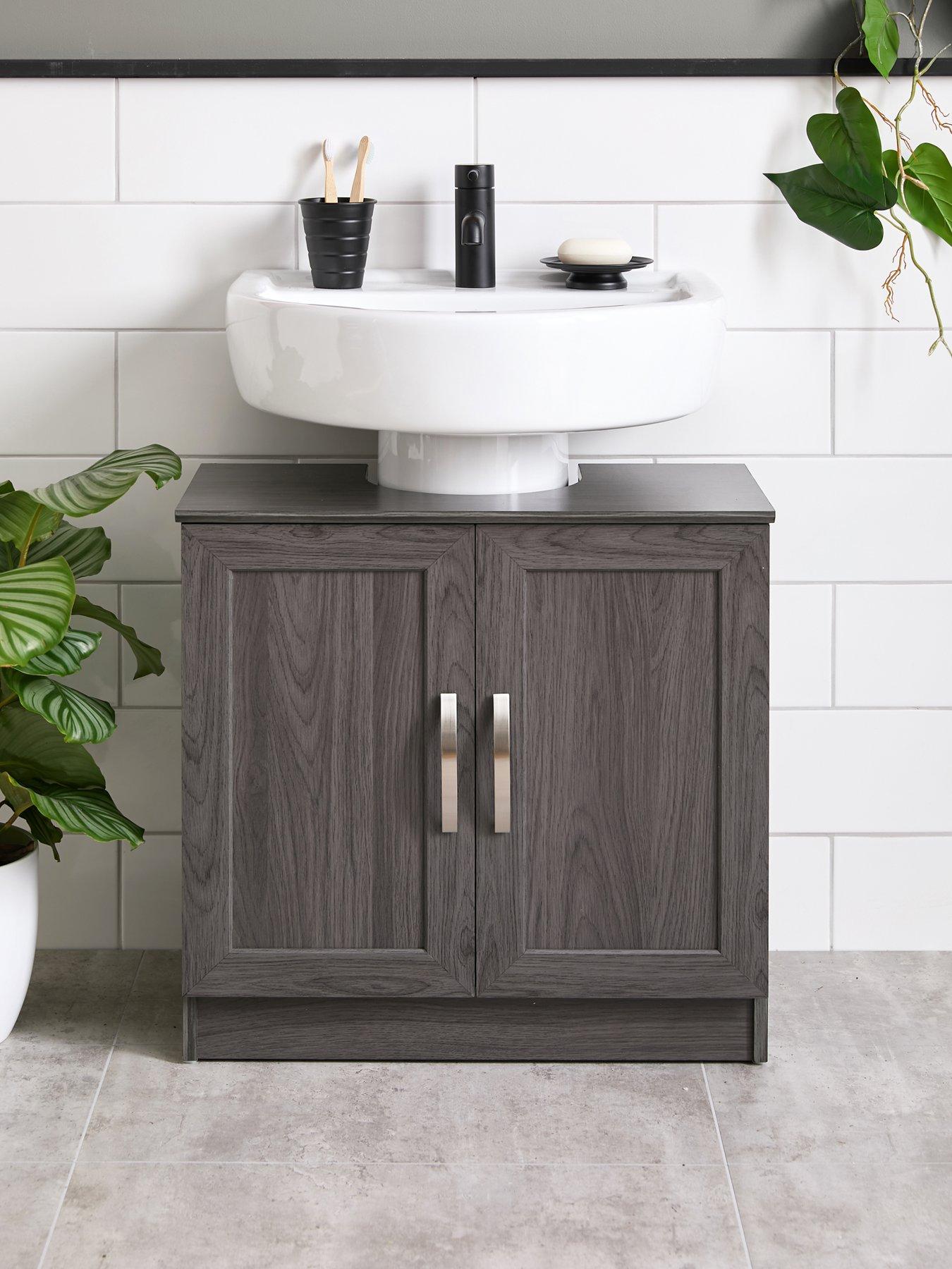 Image 1 of 7 of Very Home Caledon Under Sink Cabinet - Grey Oak
