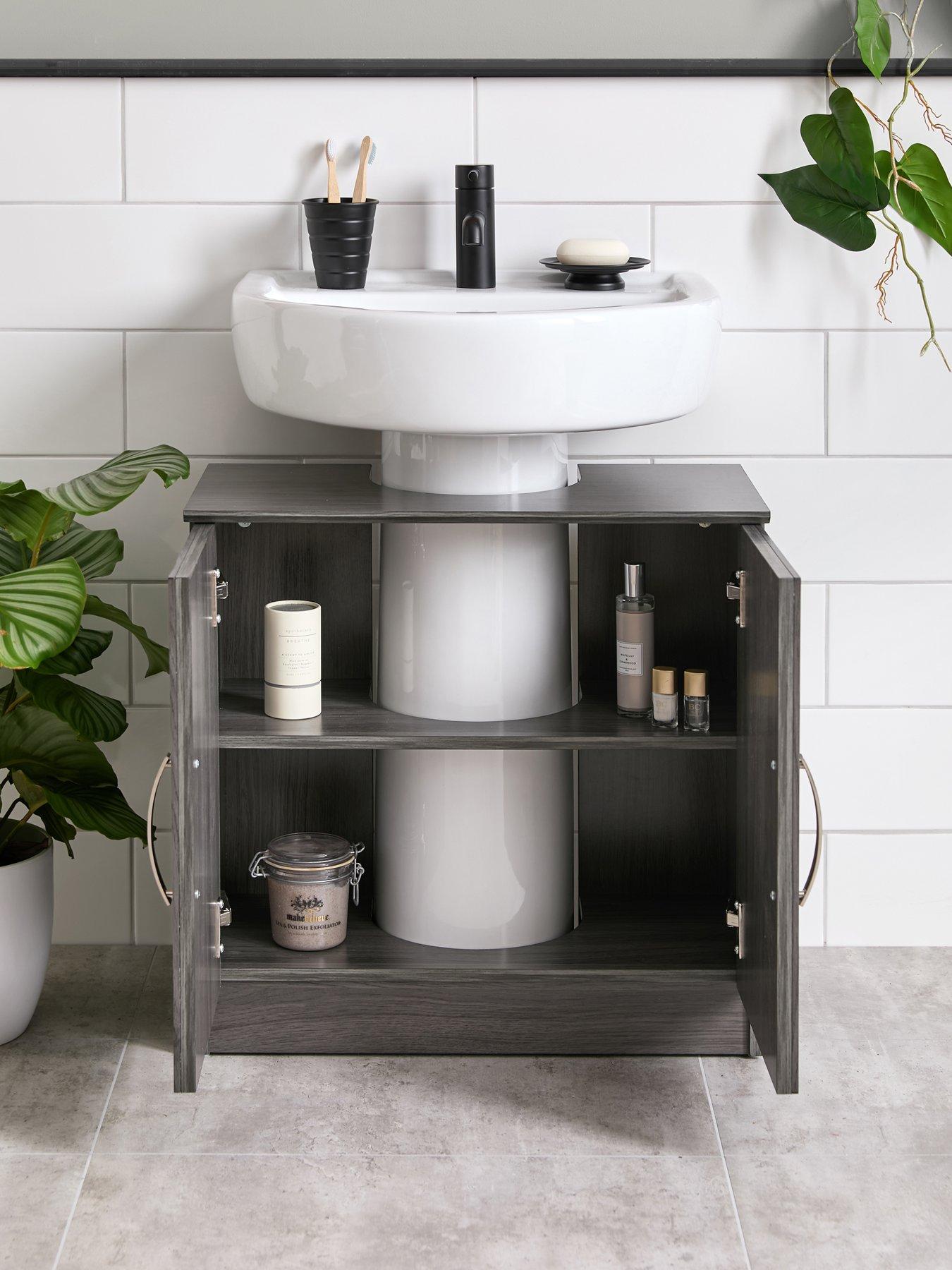Image 2 of 7 of Very Home Caledon Under Sink Cabinet - Grey Oak