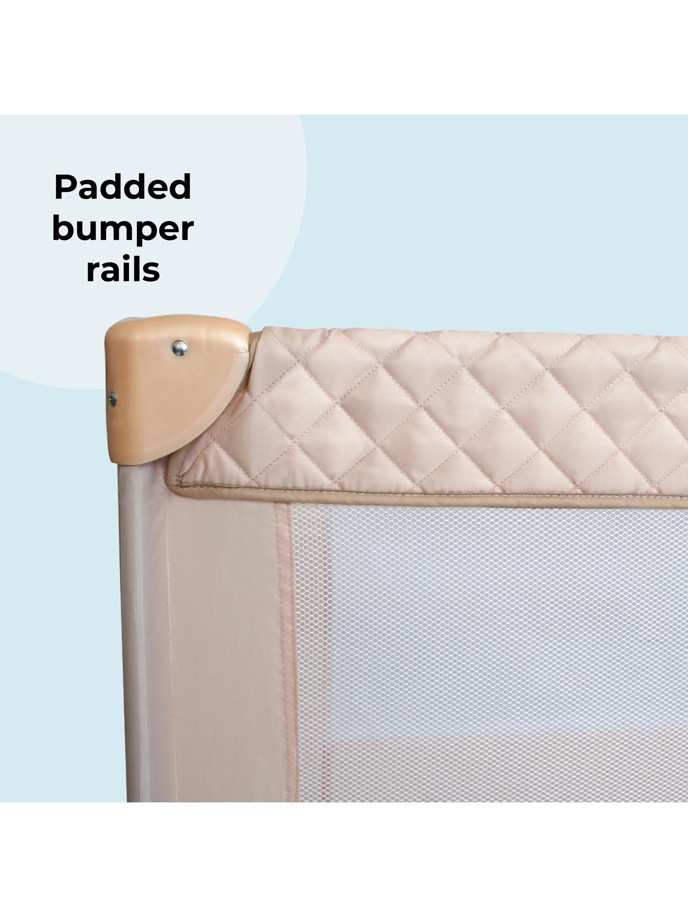 Image 5 of 8 of My Babiie My Babiie Blush Quilted Travel Cot