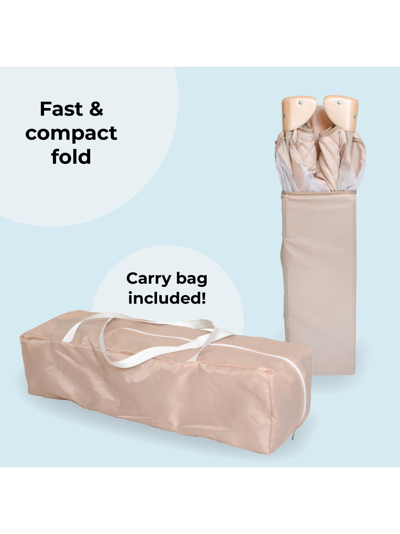 Image 7 of 8 of My Babiie My Babiie Blush Quilted Travel Cot