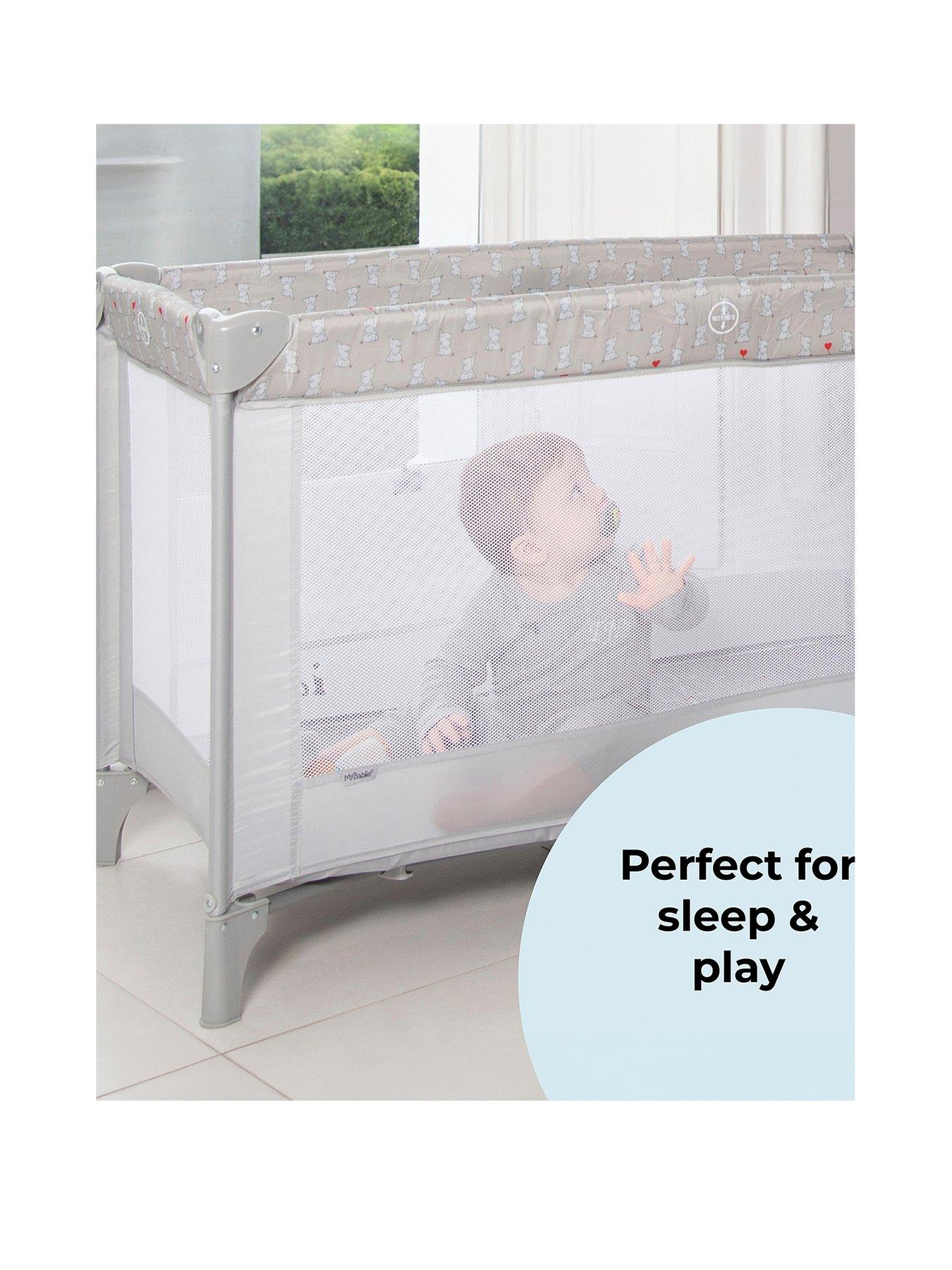 my-babiie-mbtc1-travel-cot-elephantsstillFront