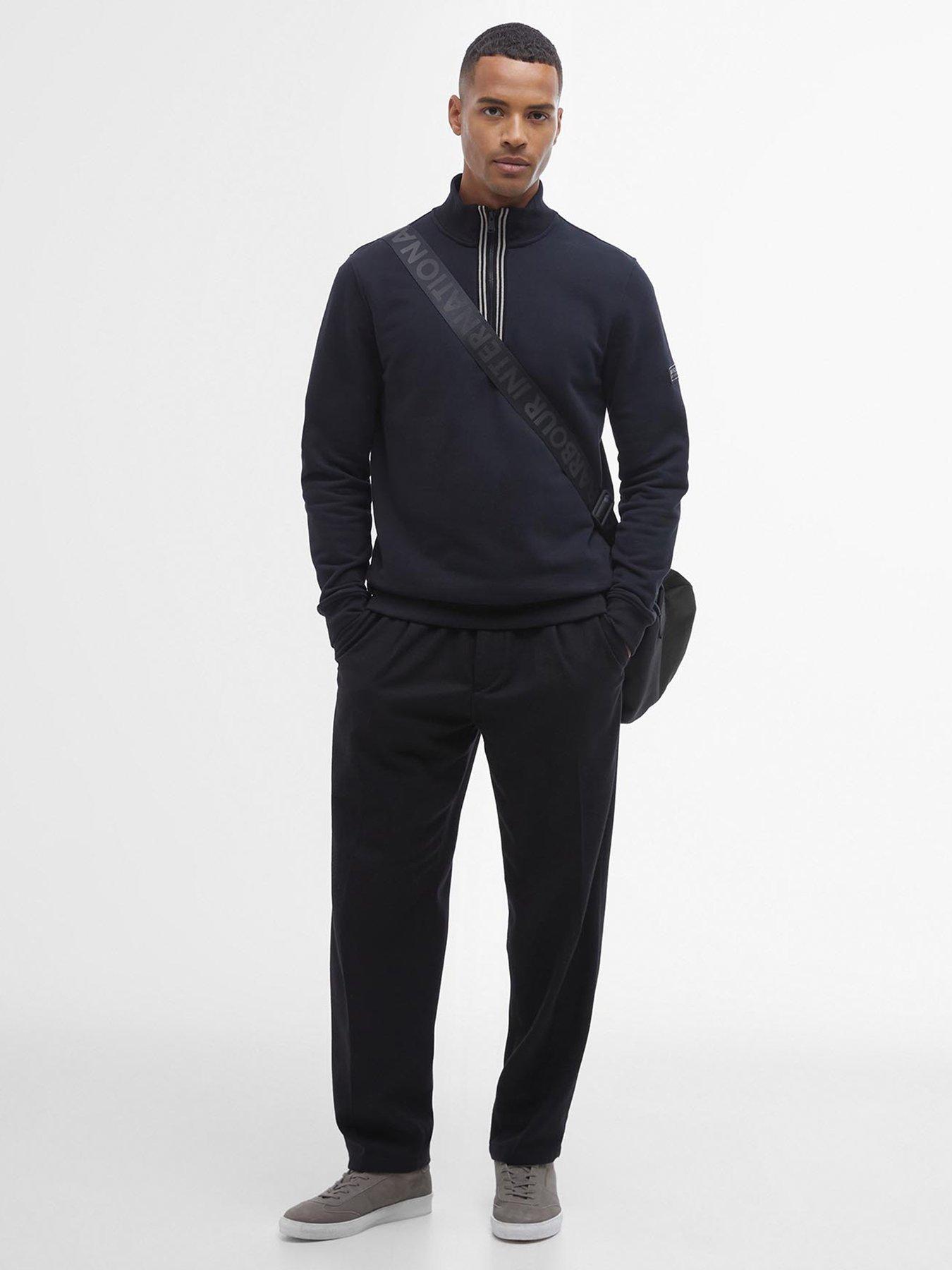 barbour-international-barbour-international-lincoln-tipped-half-zip-sweat-top-blackback