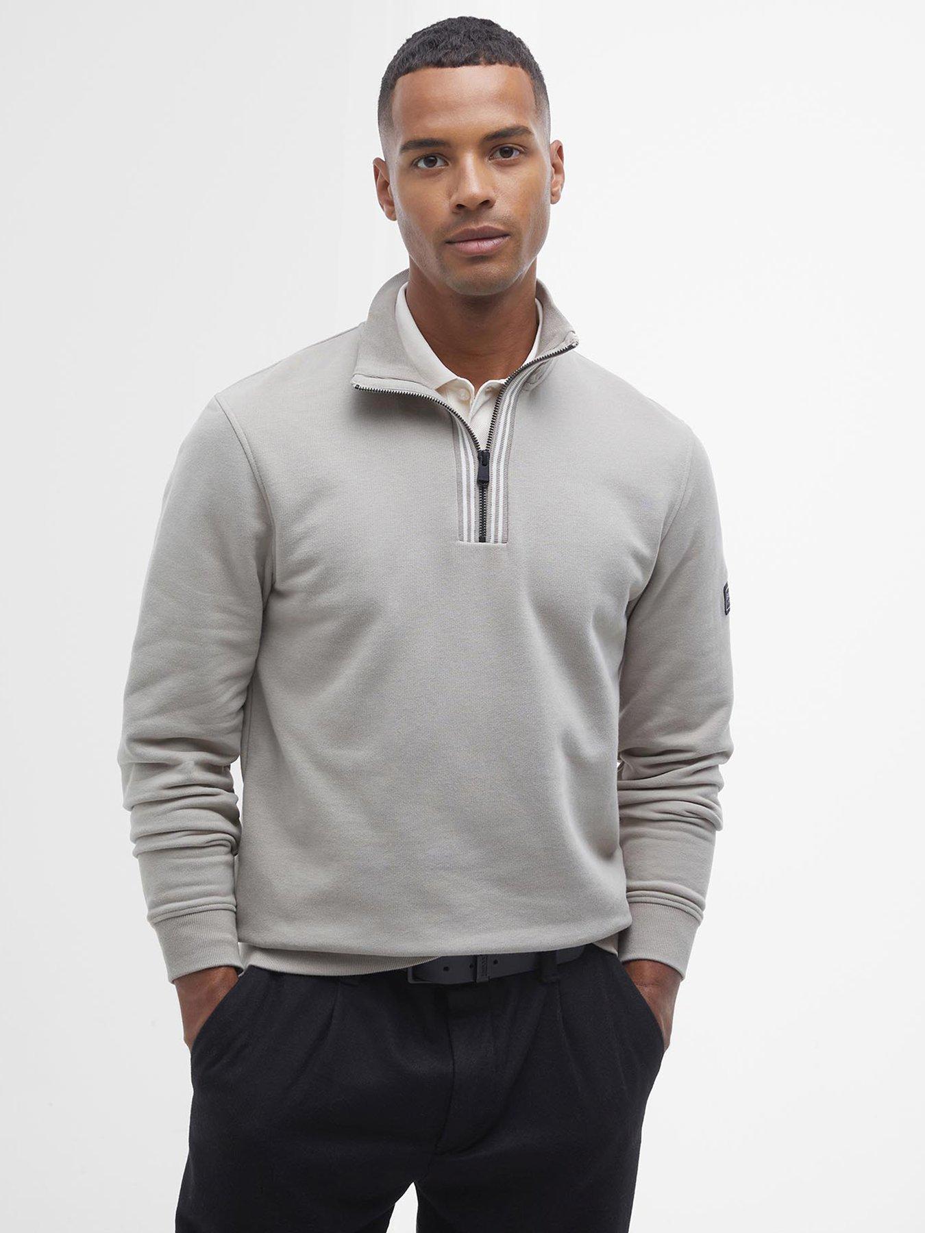 barbour-international-barbour-international-lincoln-tipped-half-zip-sweat-top-beigefront