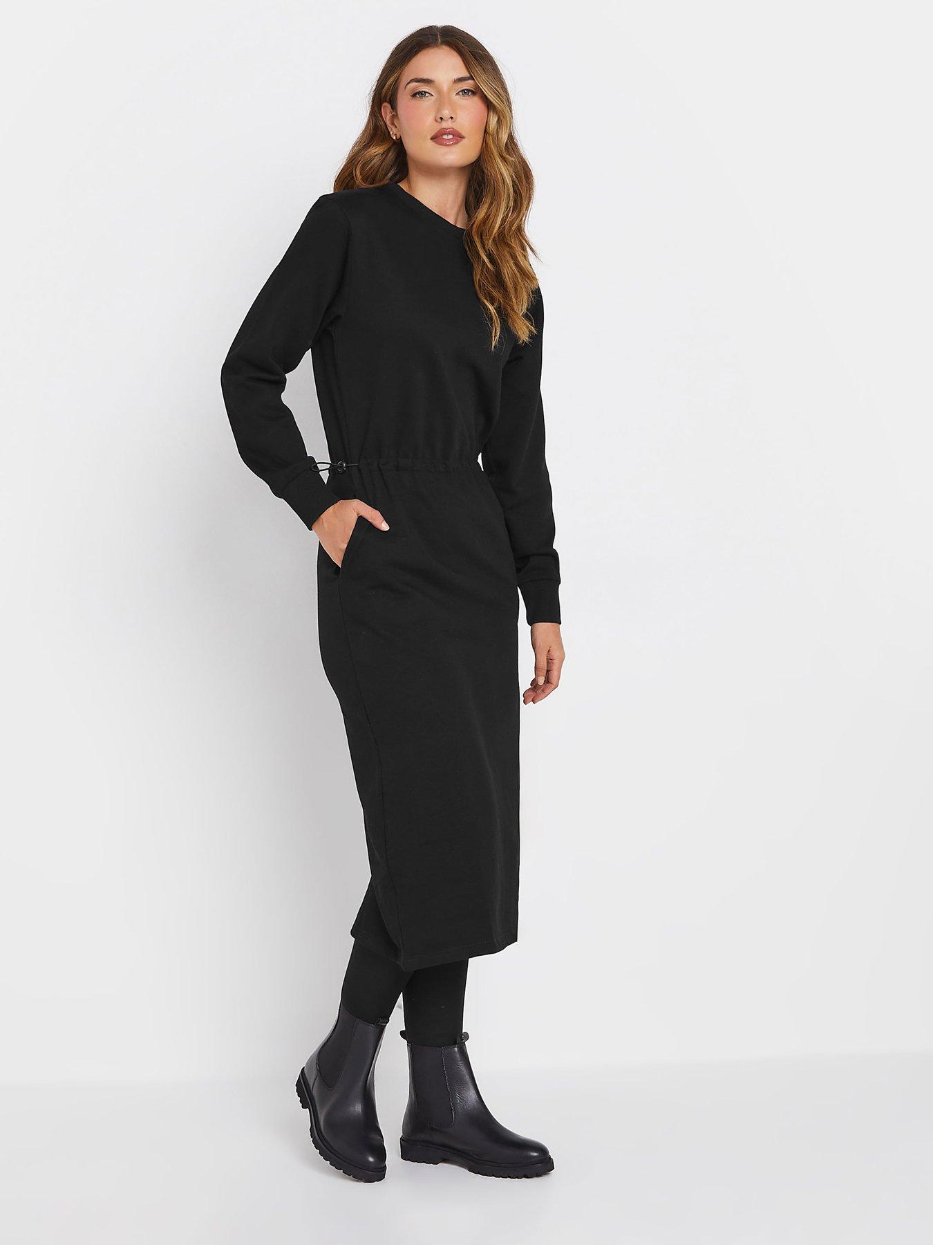 long-tall-sally-tall-sweat-midi-dress-black