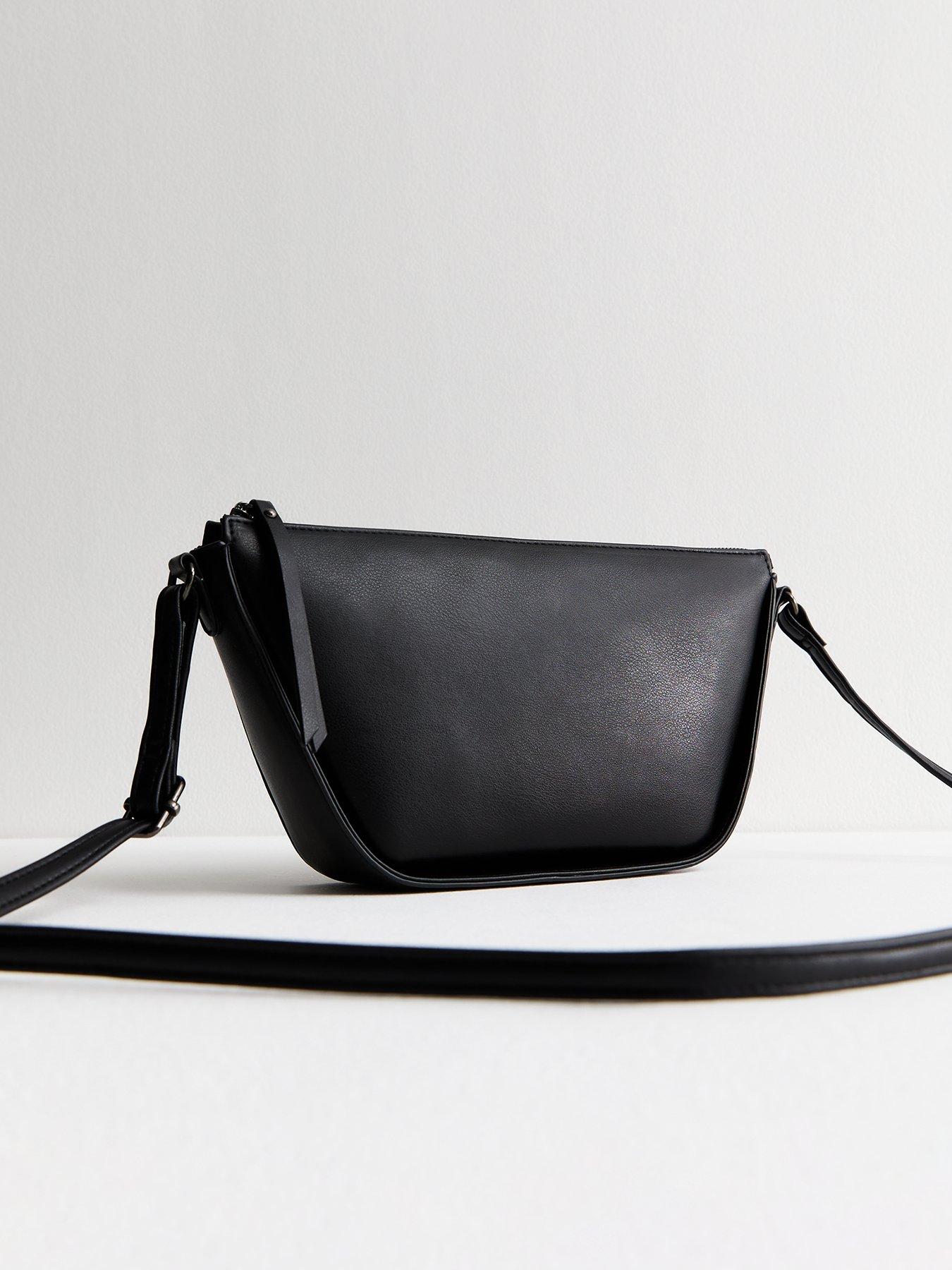 new-look-black-faux-leather-crossbody-bag