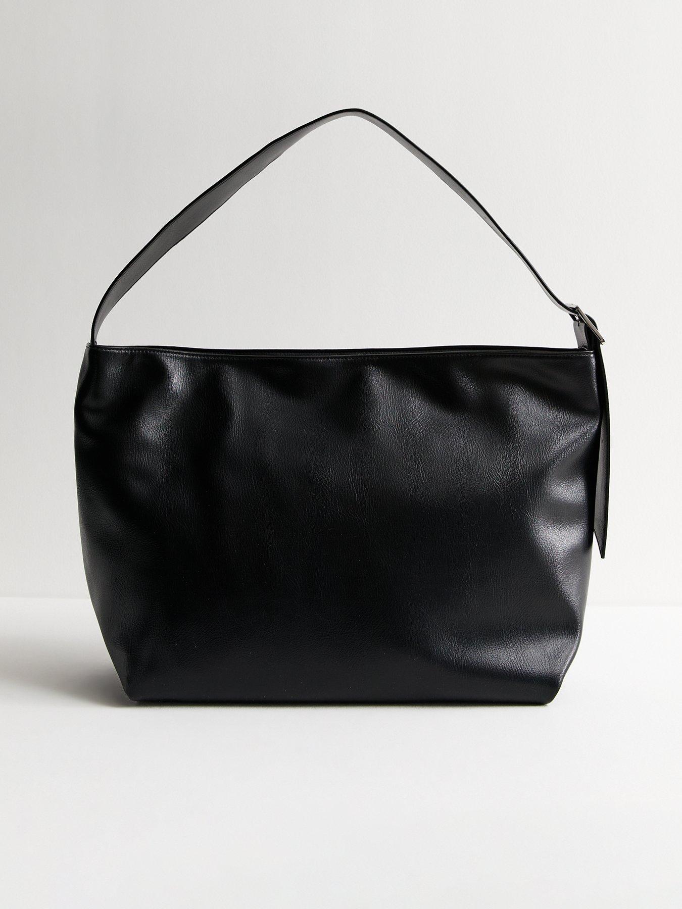 new-look-black-faux-leather-large-buckle-hobo-bagback