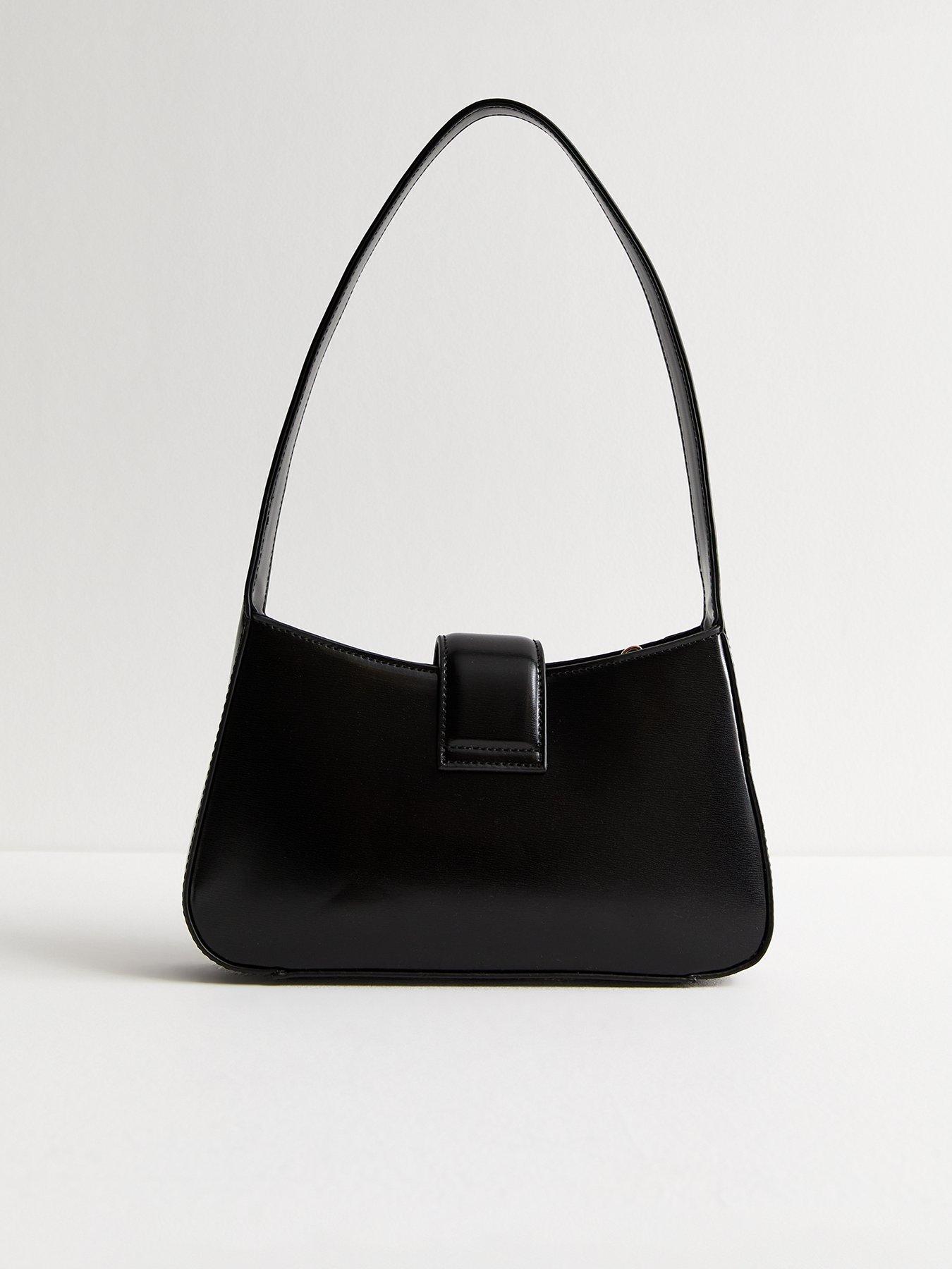 new-look-black-lock-clasp-shoulder-bagback