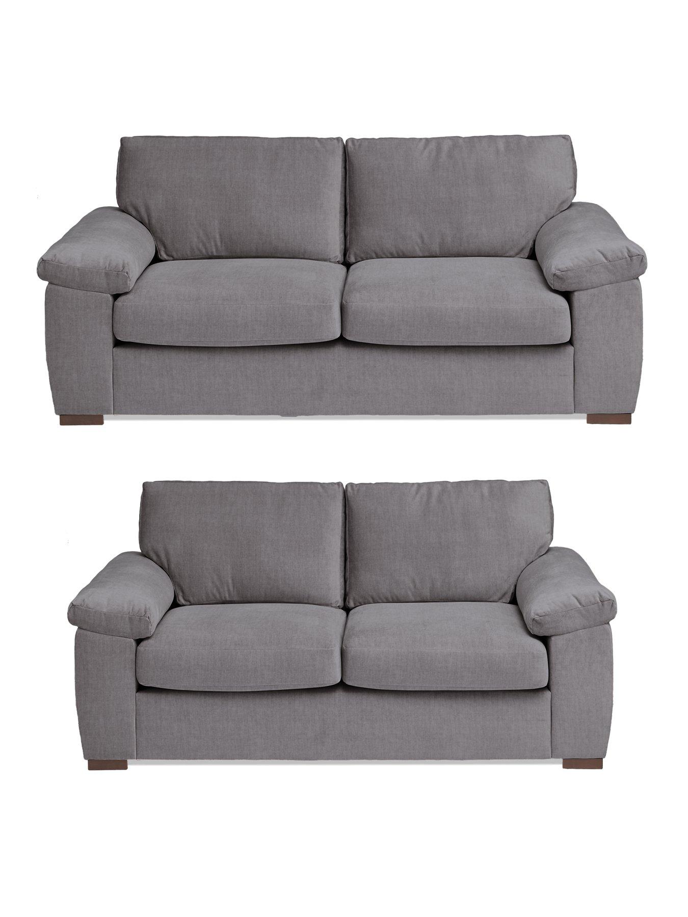 undefined Eliza Fabric 3 + 2 Seater Sofa Set (Buy  &  SAVE!) - FSC® Certified