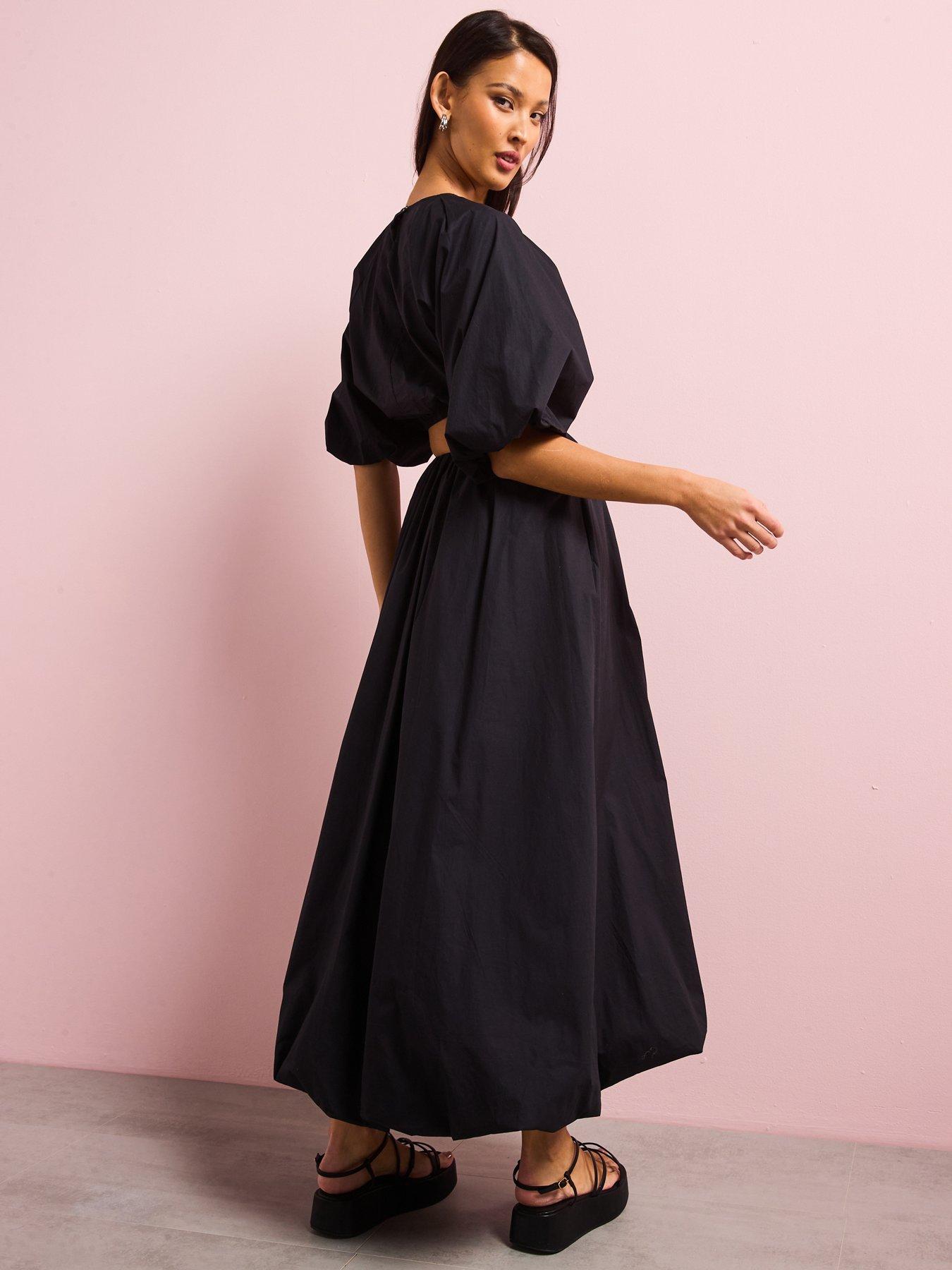 Image 4 of 6 of V by Very Cotton Puff Sleeve Blouse Co-ord
