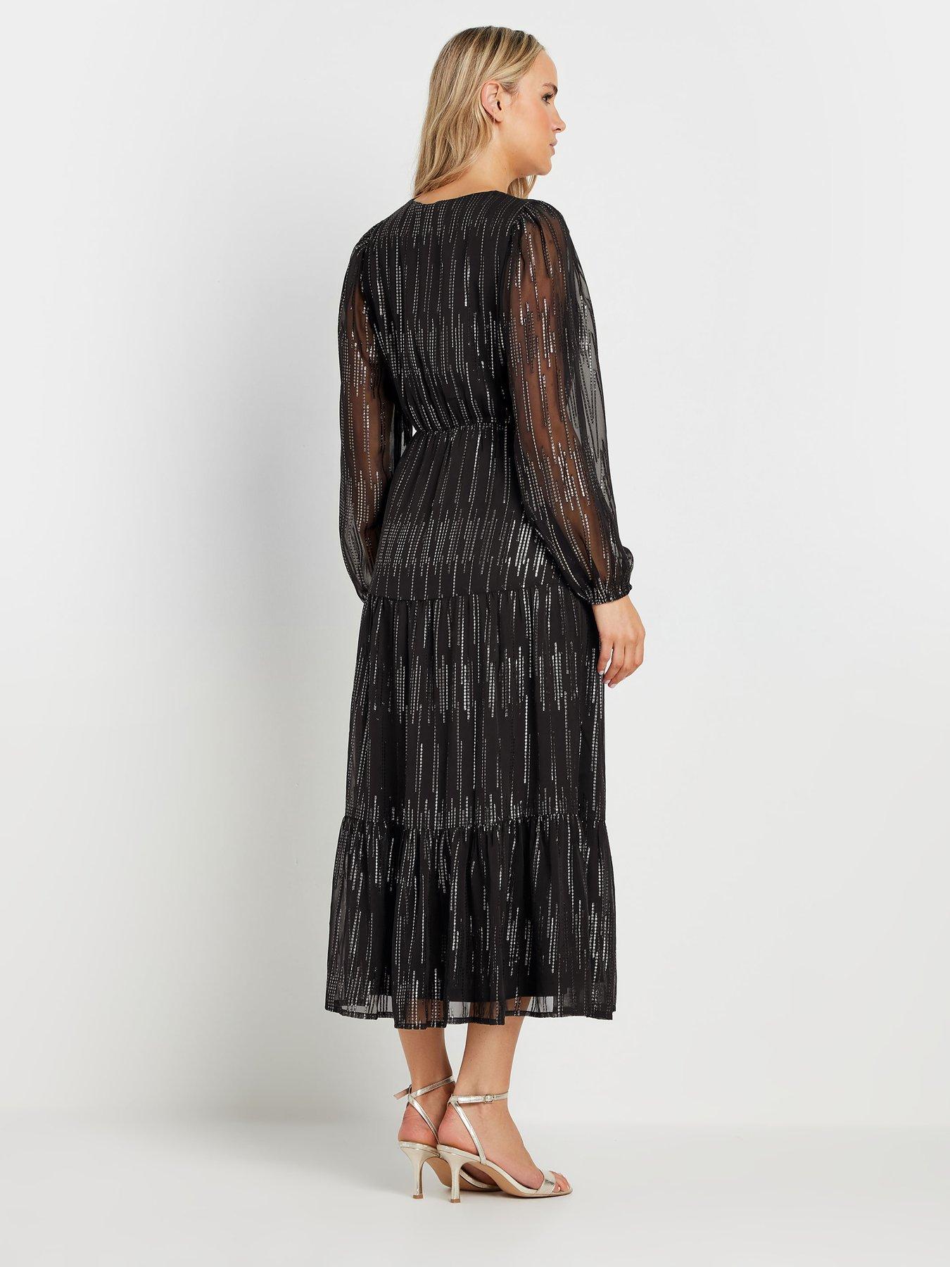 long-tall-sally-tall-jacquard-lurex-long-sleeve-dressstillFront