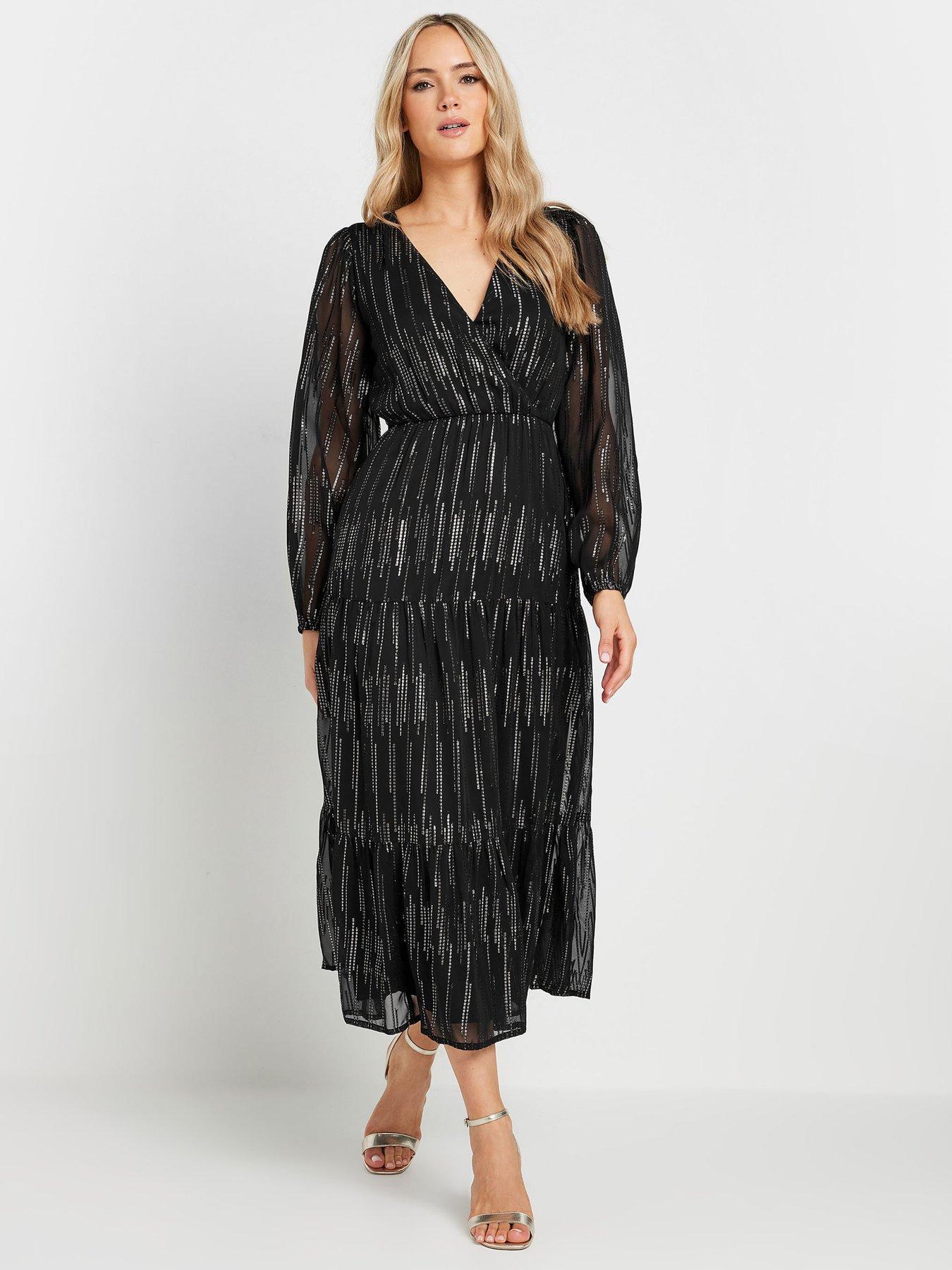 long-tall-sally-tall-jacquard-lurex-long-sleeve-dressback