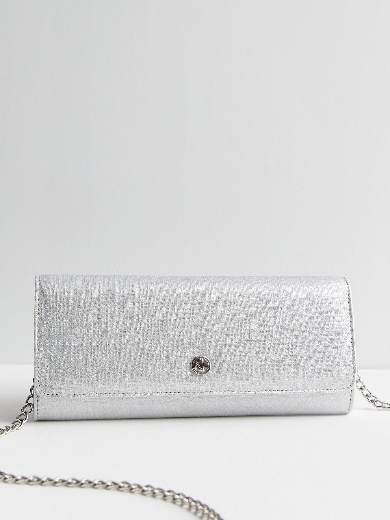 new-look-silver-glitter-clutch-bag