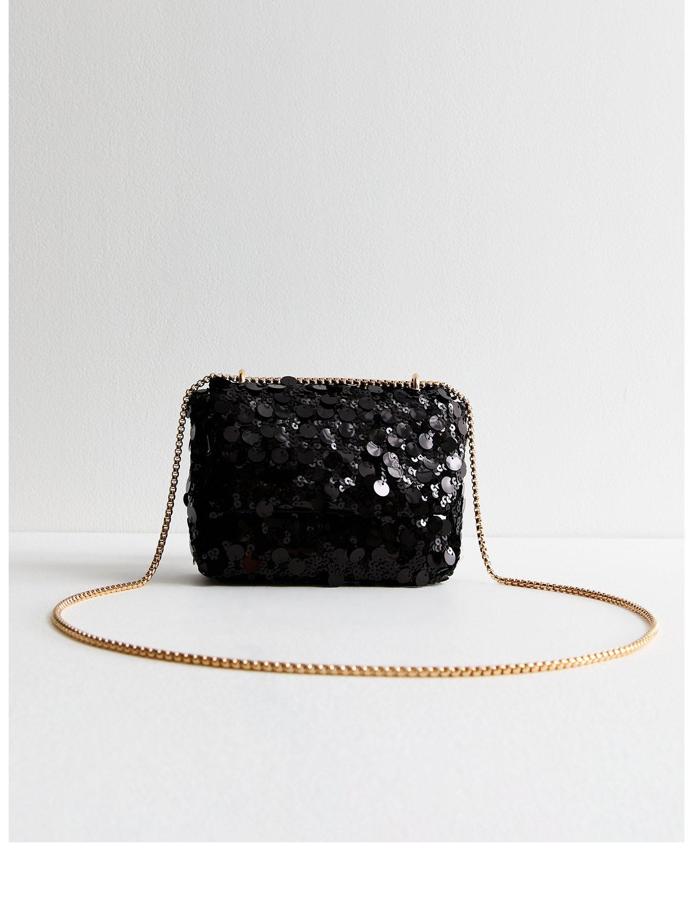 new-look-black-sequinned-crossbody-bag