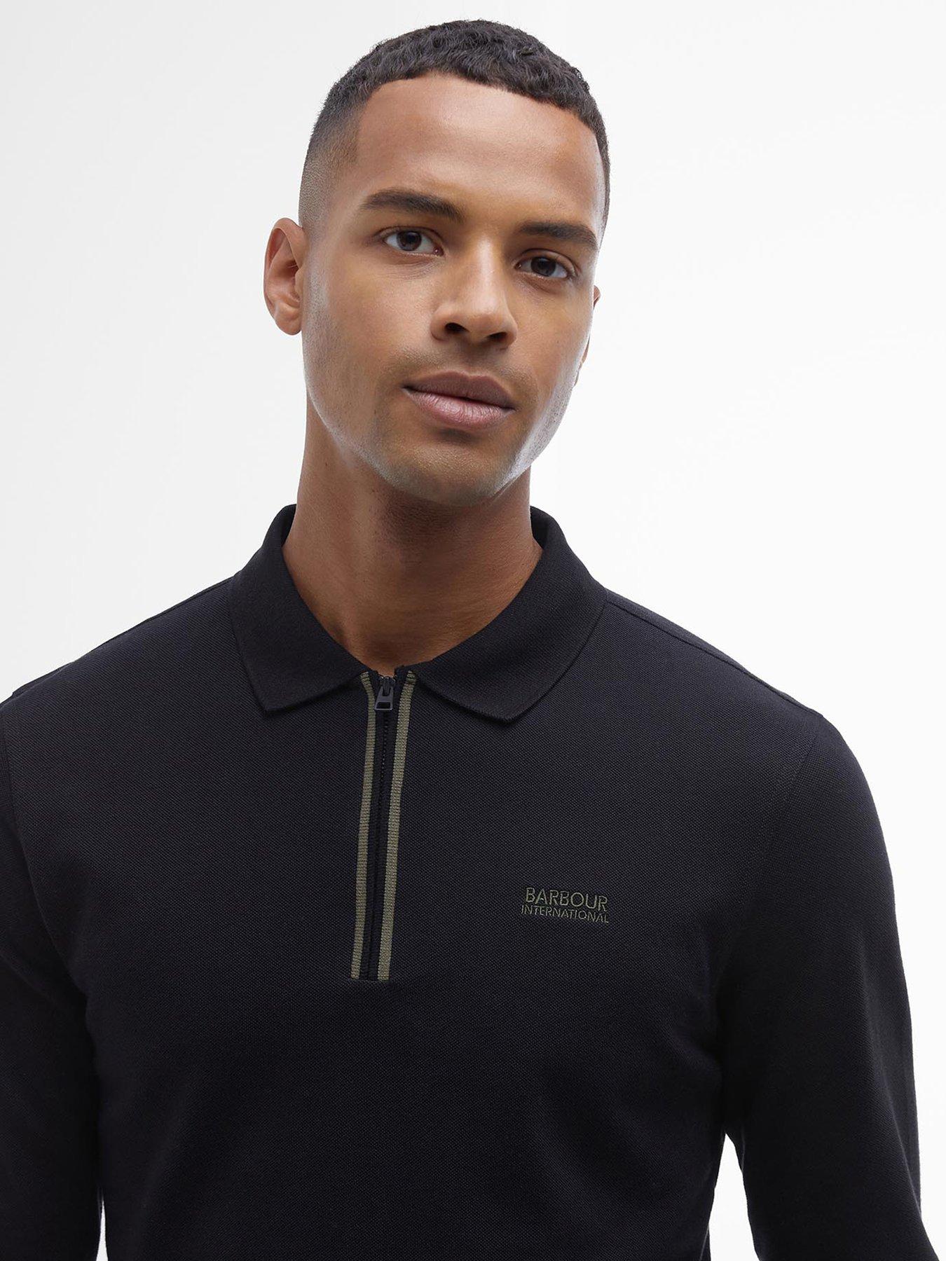 barbour-international-barbour-international-marshall-long-sleeve-zip-polo-shirt-blackoutfit