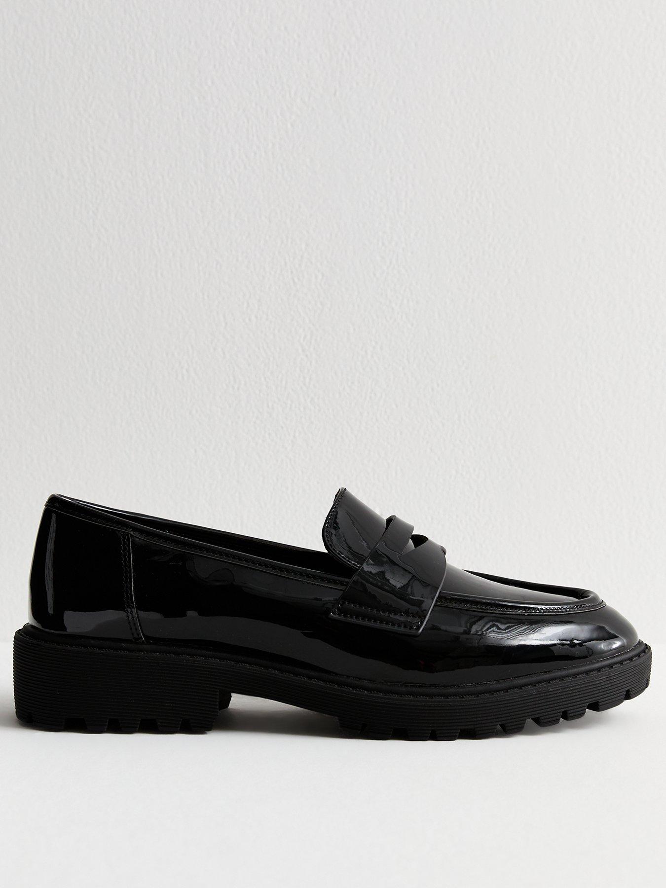 new-look-penny-strap-patent-loafers-black