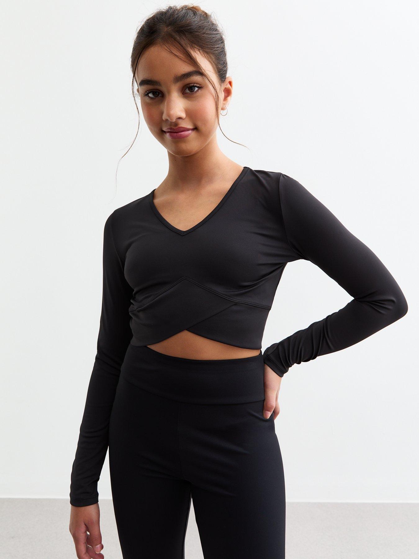 new-look-915-girls-black-asymmetric-hem-crop-top