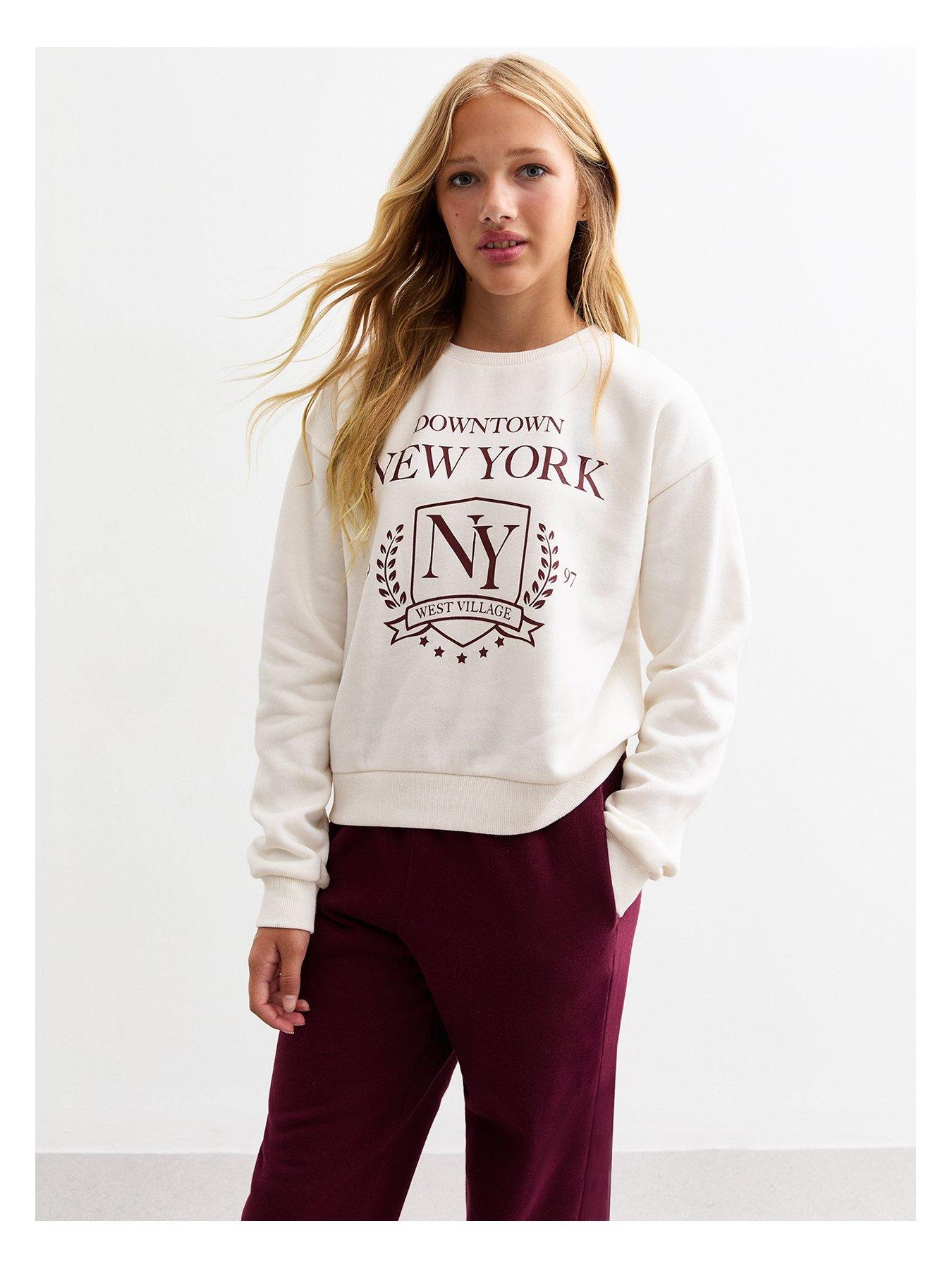 new-look-915-girls-off-white-new-york-slogan-jersey-sweatshirt