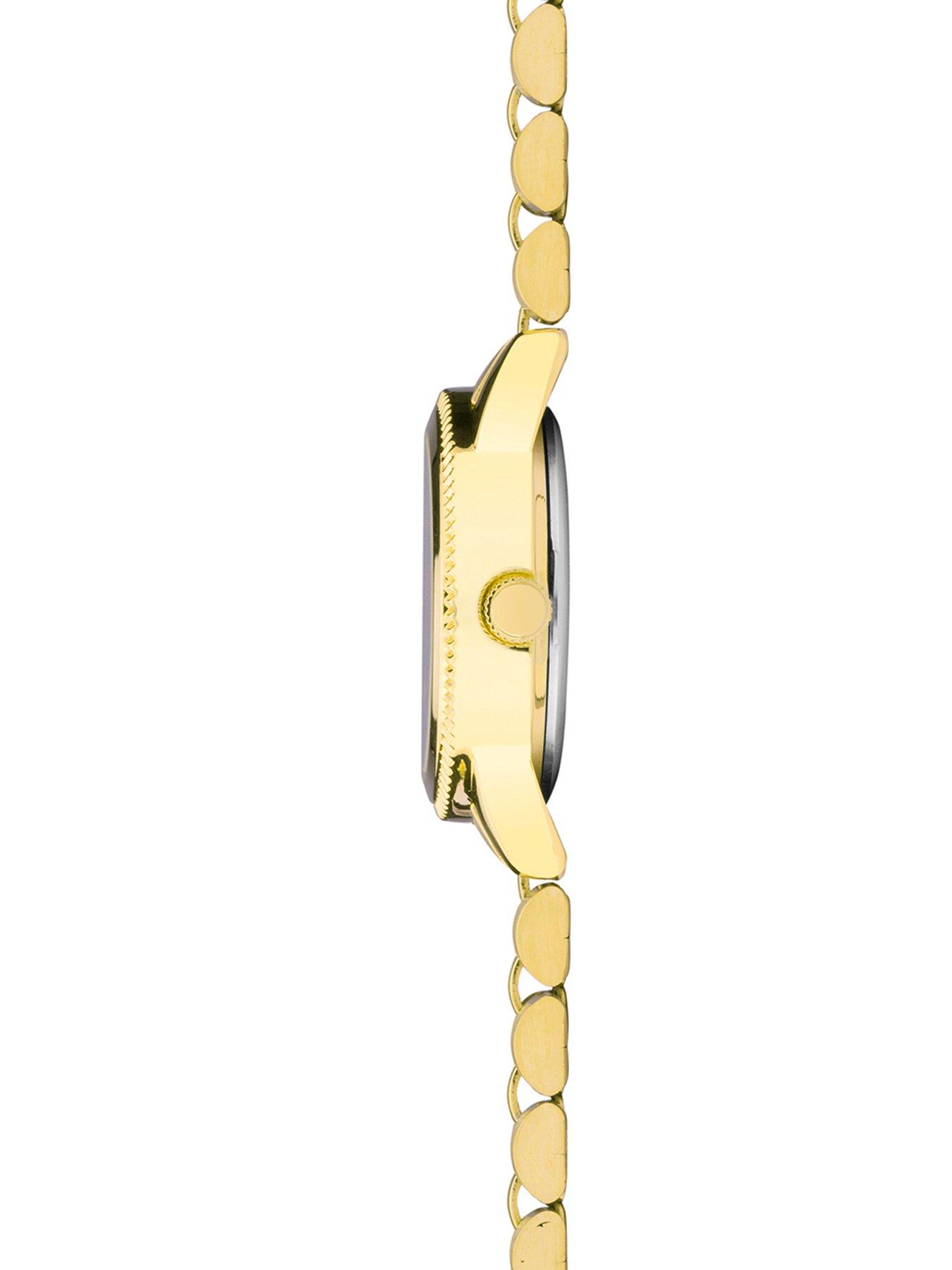 Image 4 of 6 of Sekonda Womens Classic Stainless Steel Bracelet Watch With Champagne Dial Analogue Gift Set - Gold