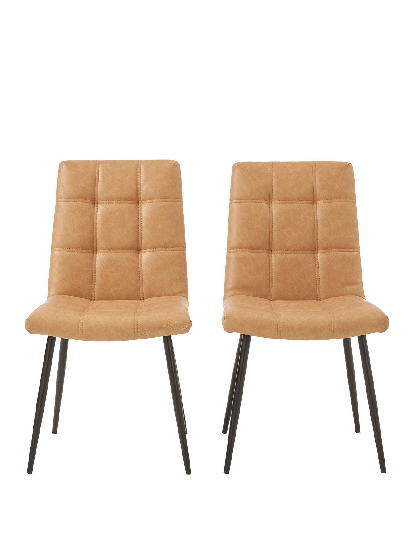 very-home-harlem-pair-of-dining-chairs-in-tanblacknbsp--fscreg-certifiedstillFront