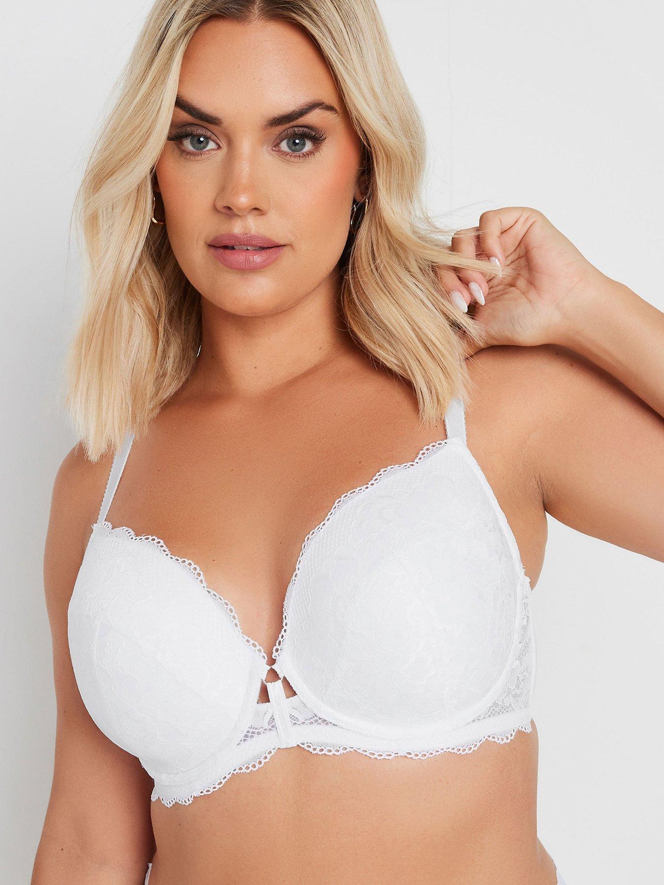 Image 3 of 3 of Yours Curve Liza Lace Plunge T-shirt Bra