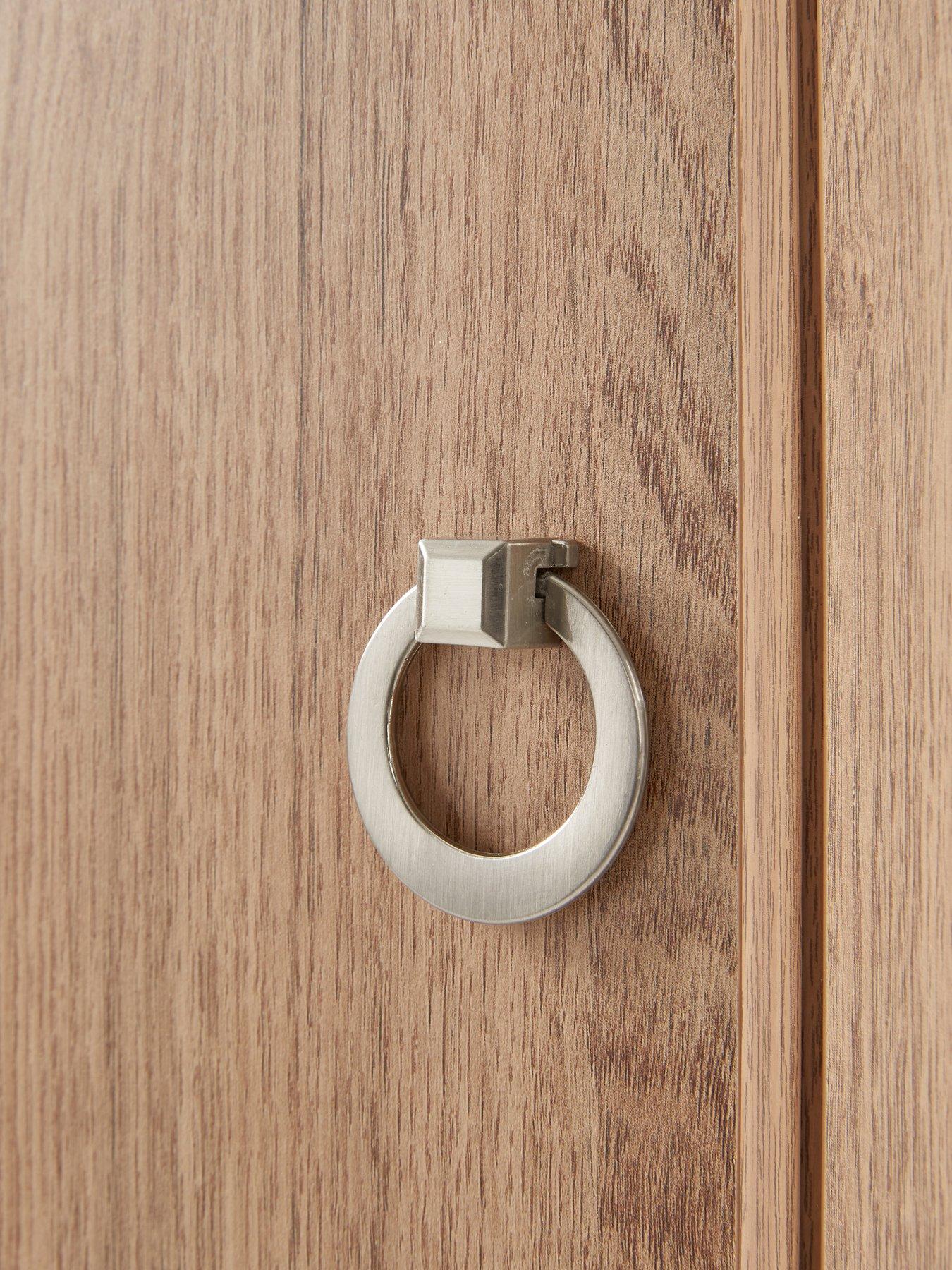 Image 7 of 7 of Very Home Pinnock Tall Bathroom Cabinet - Oak