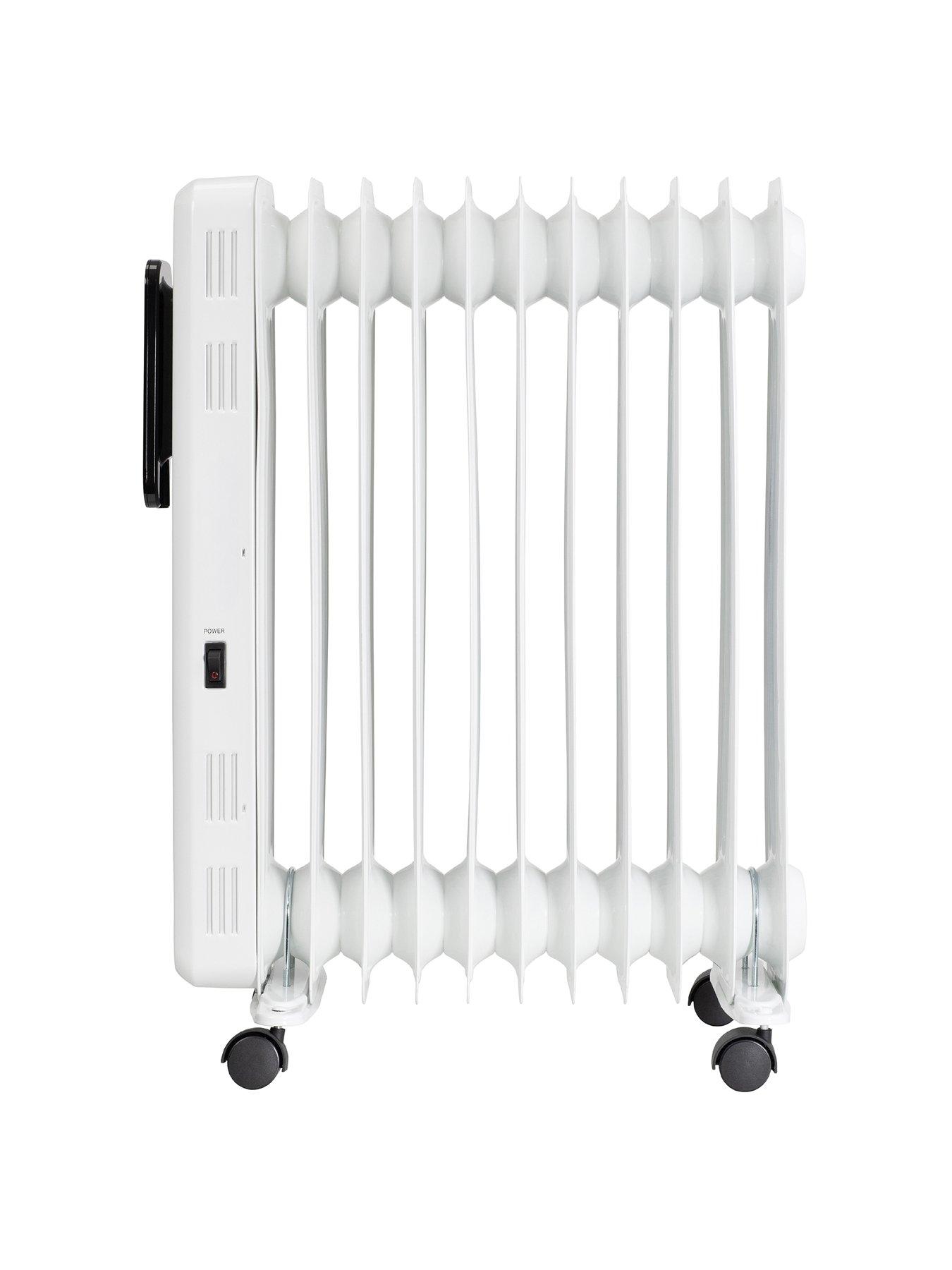 Image 3 of 7 of Russell Hobbs 2.5kW&nbsp;Digital Touch Control 11-Fin Oil-Filled Radiator - White
