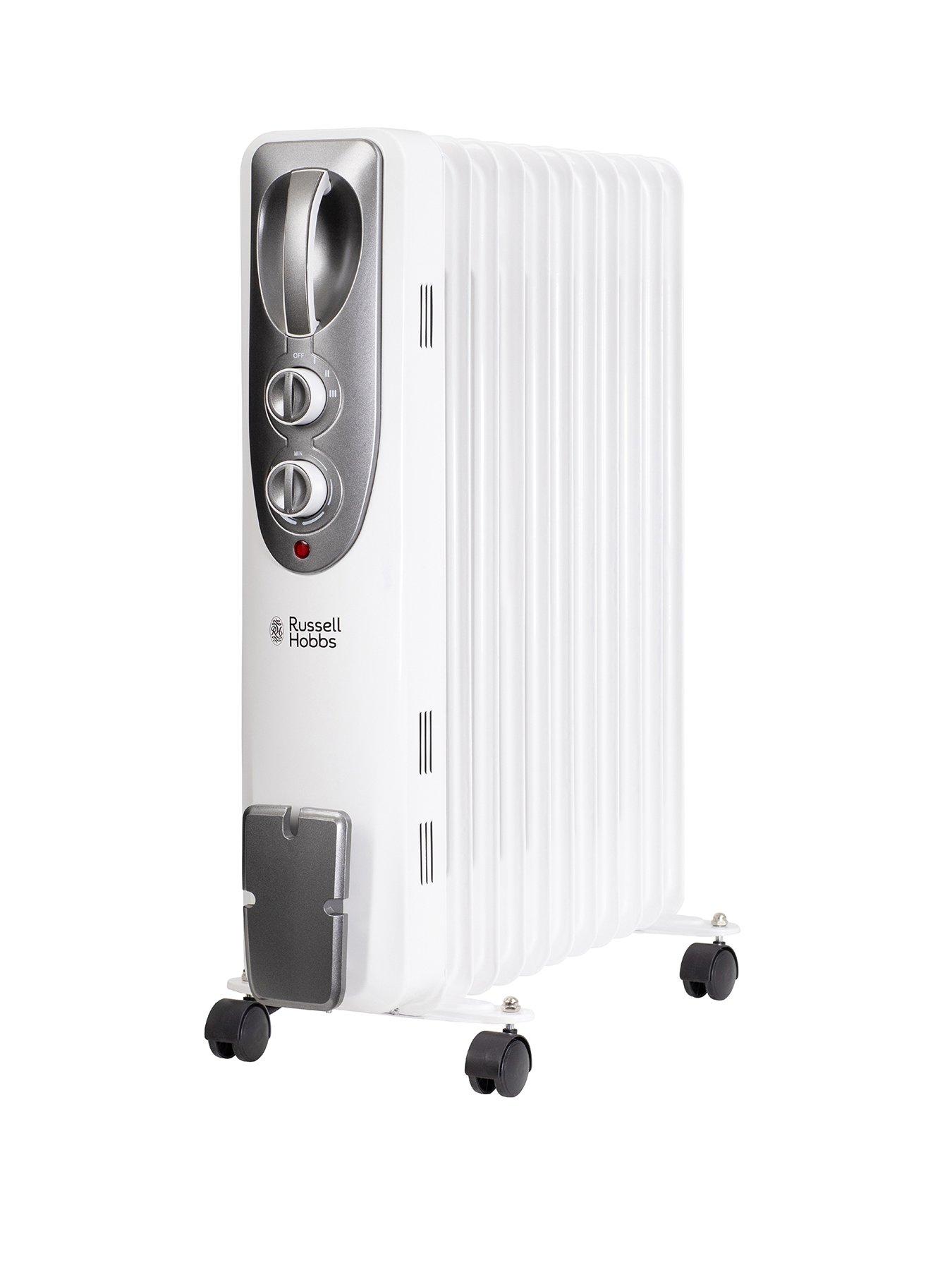 undefined 2.5kW 11-Fin Oil-Filled Radiator - White