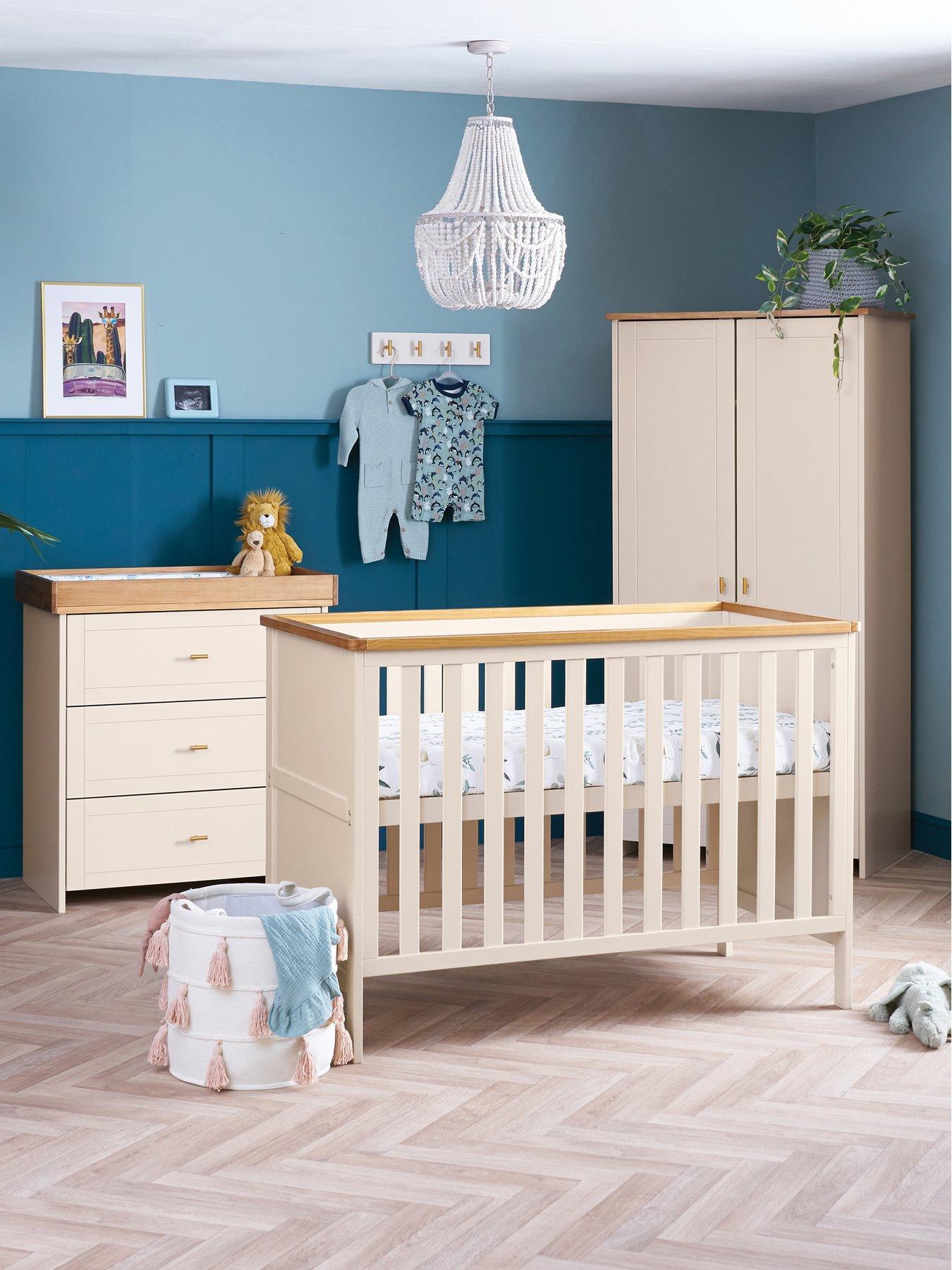 Obaby Evie Mini Cot Bed - Cashmere