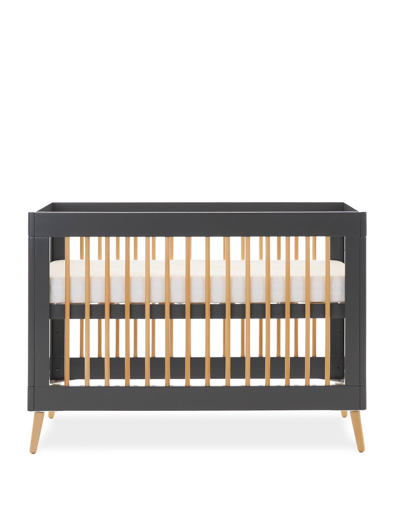 obaby-maya-mini-cot-bed-slate-with-naturalstillFront