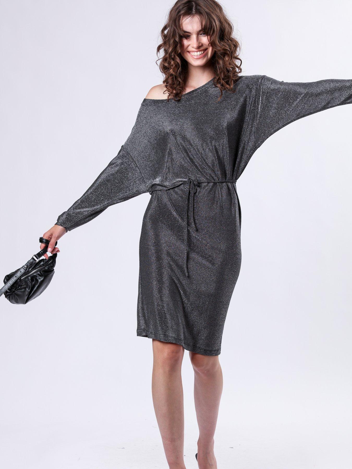 religion-off-the-shoulder-midi-dress-greydetail