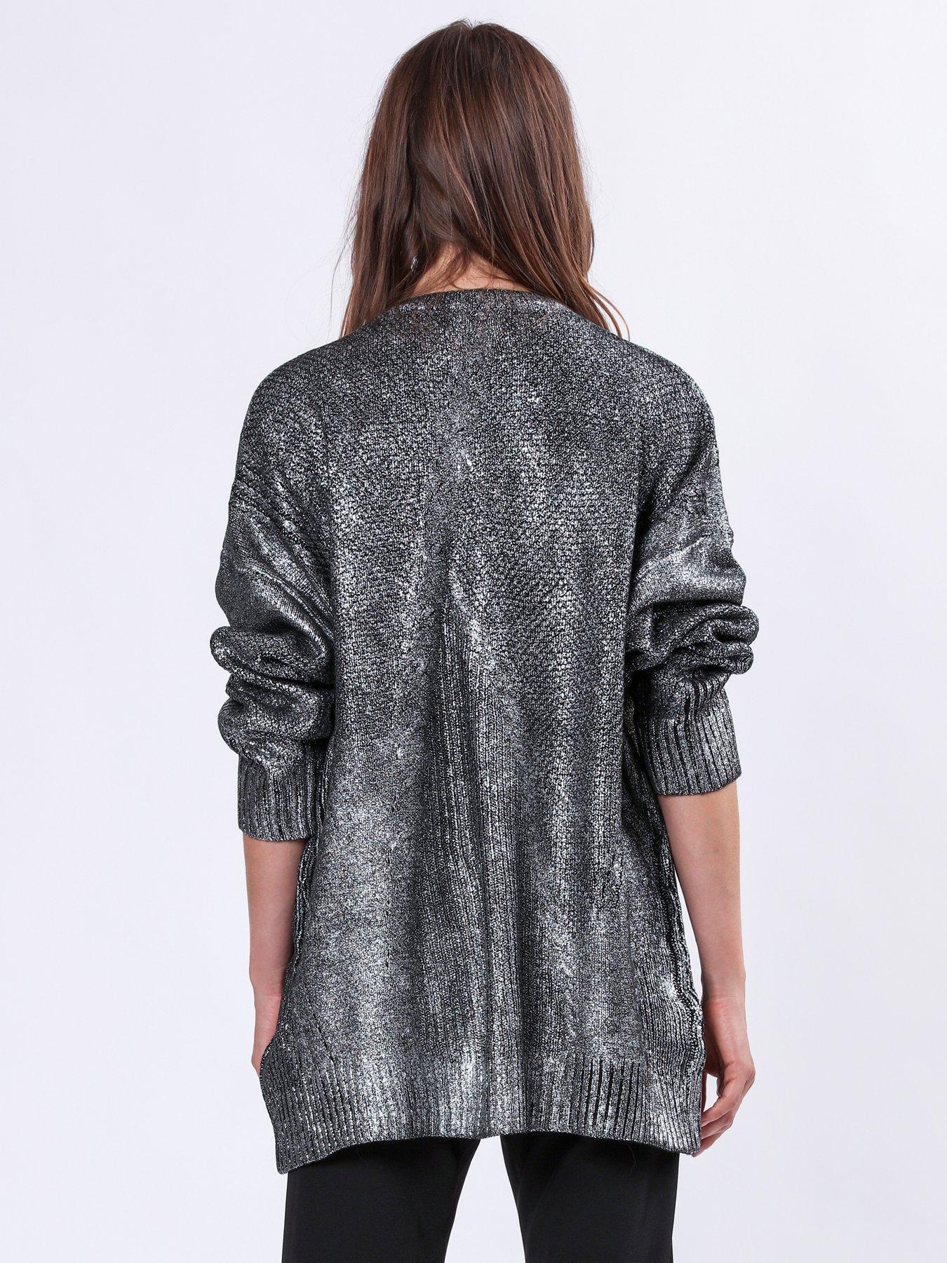 religion-cable-knit-metallic-jumper-silverstillFront