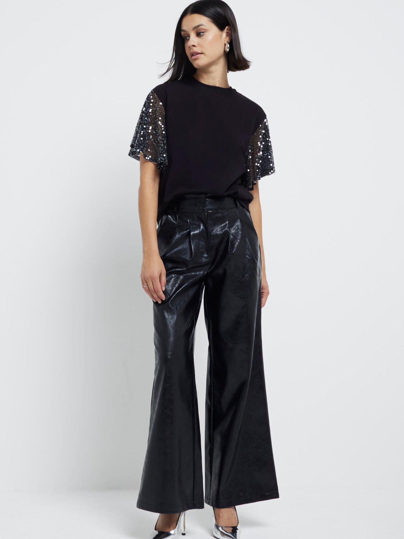 river-island-sequin-sleeve-top-blackback