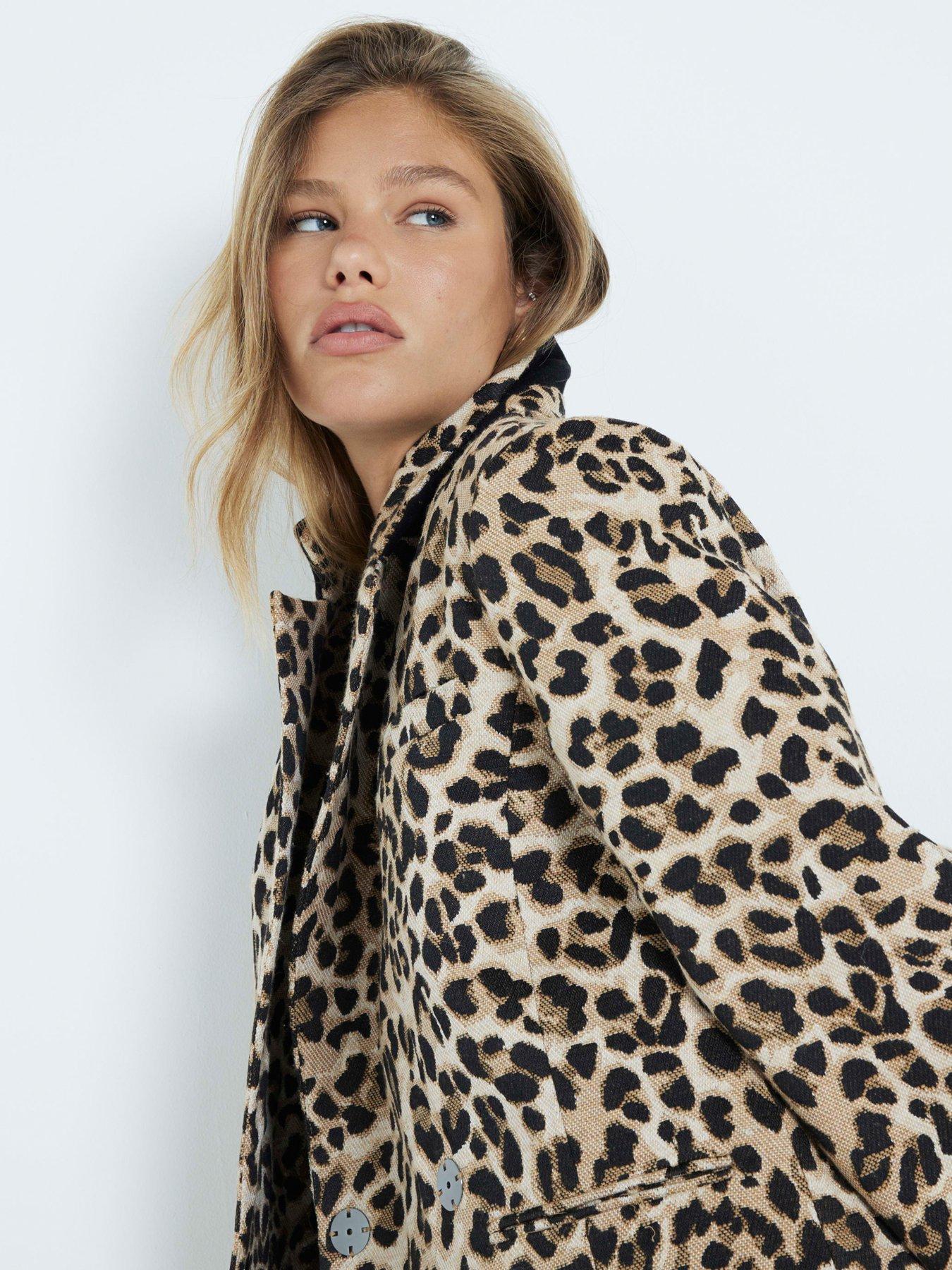 river-island-leopard-print-jacquard-coat-light-brownoutfit