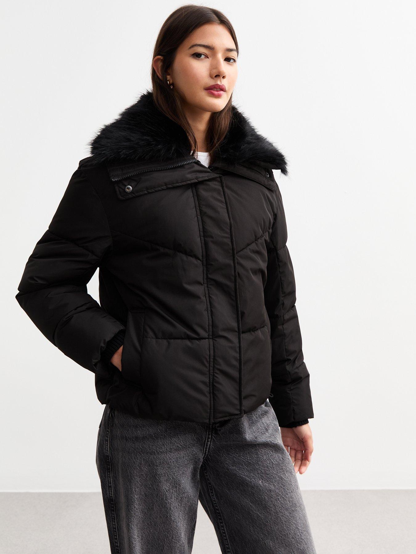 new-look-black-detachable-faux-fur-collar-padded-jacket