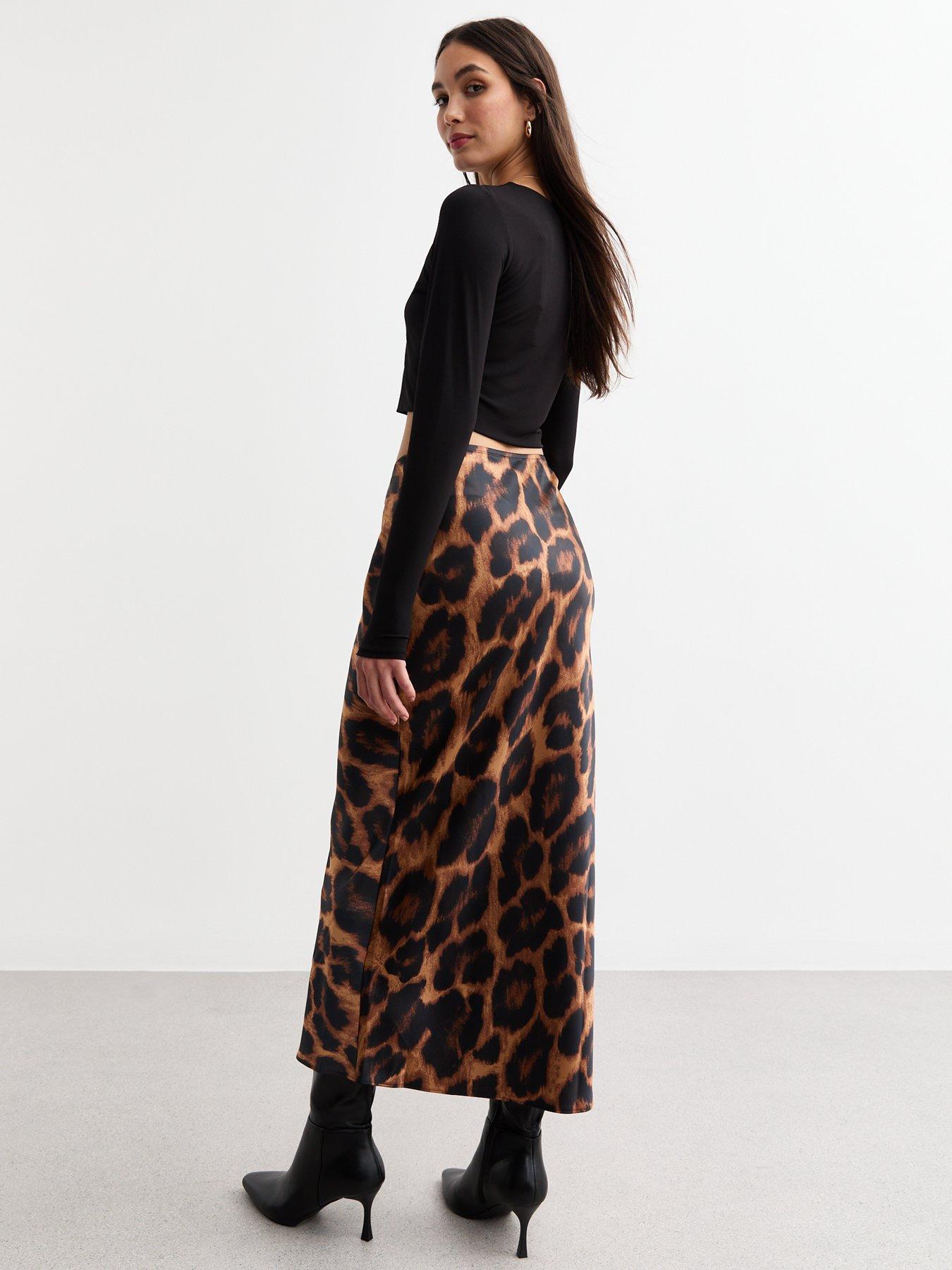 new-look-brown-leopard-print-satin-midi-skirtstillFront