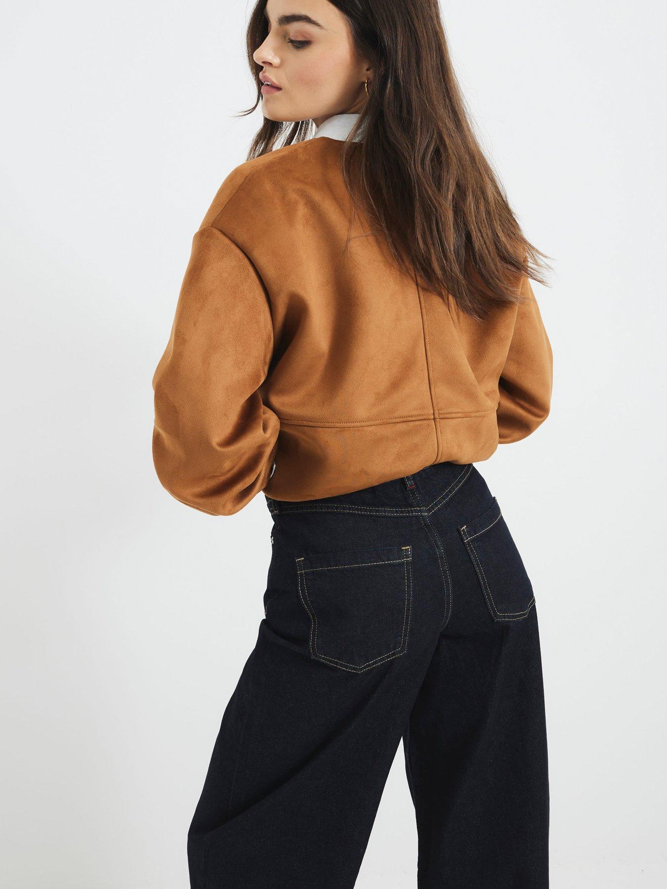 Image 2 of 5 of River Island Oversized Barrel Jeans - Blue