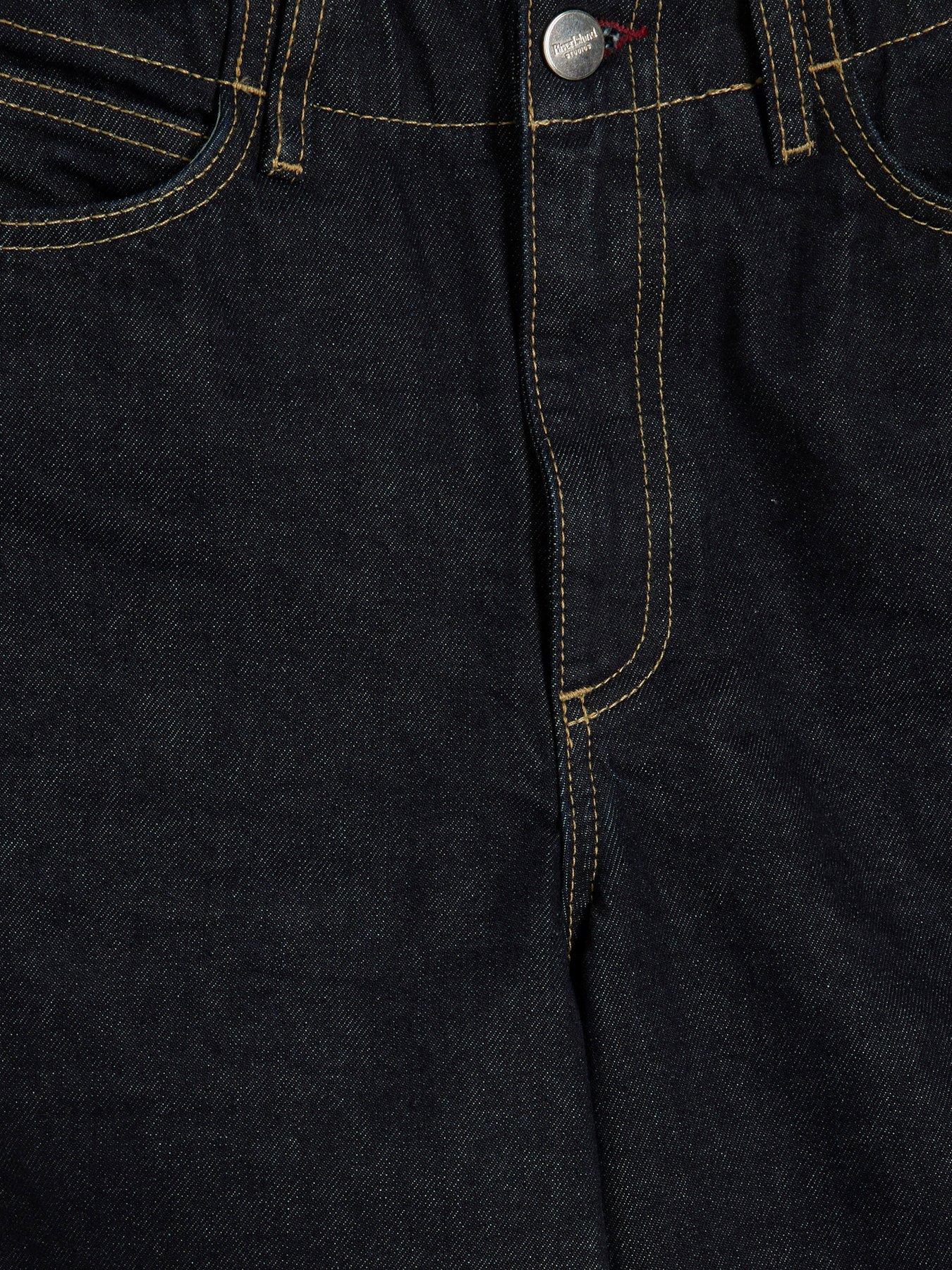 Image 5 of 5 of River Island Oversized Barrel Jeans - Blue