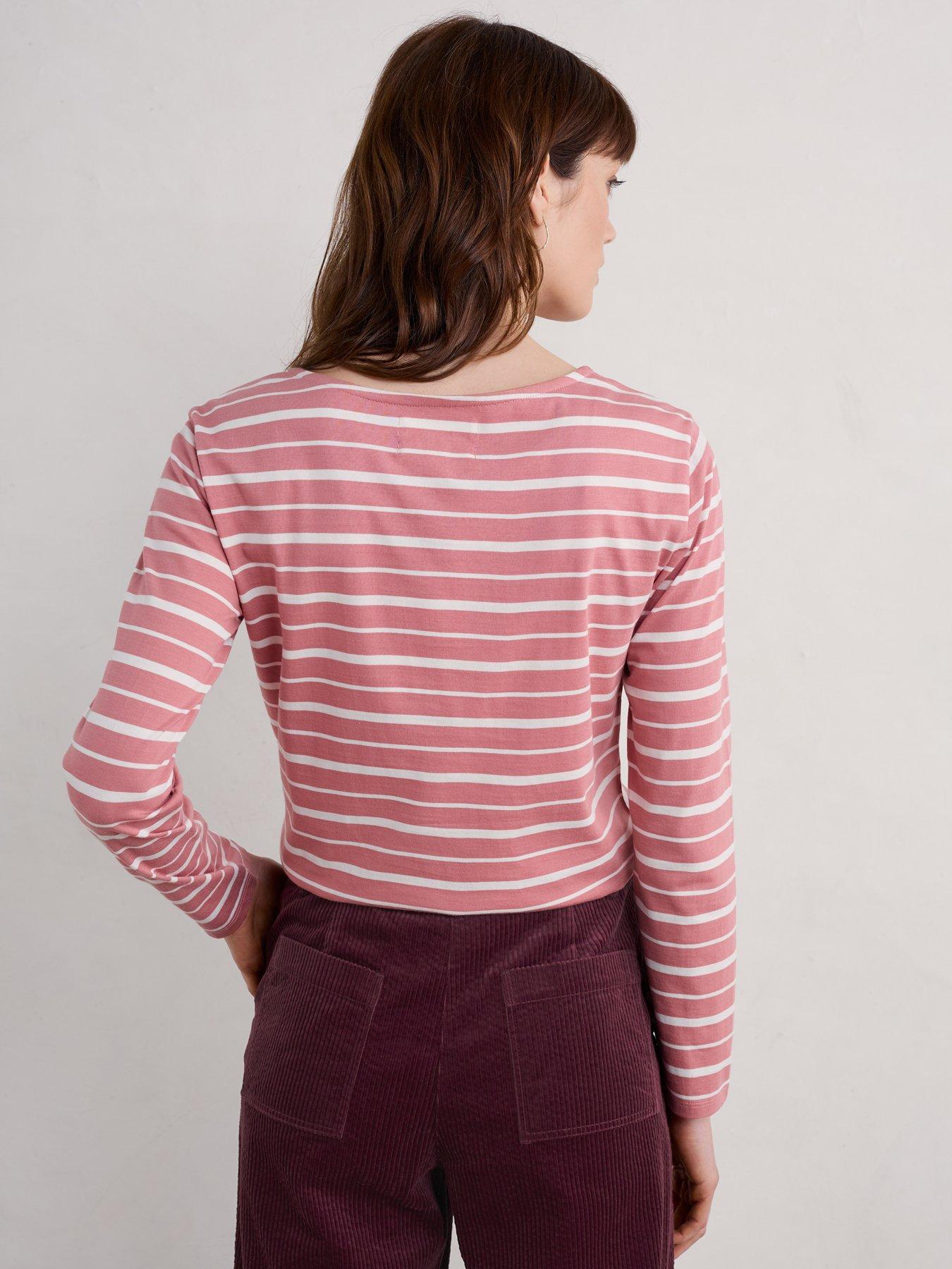 seasalt-cornwall-pure-cotton-striped-shirt-pinkwhitestillFront